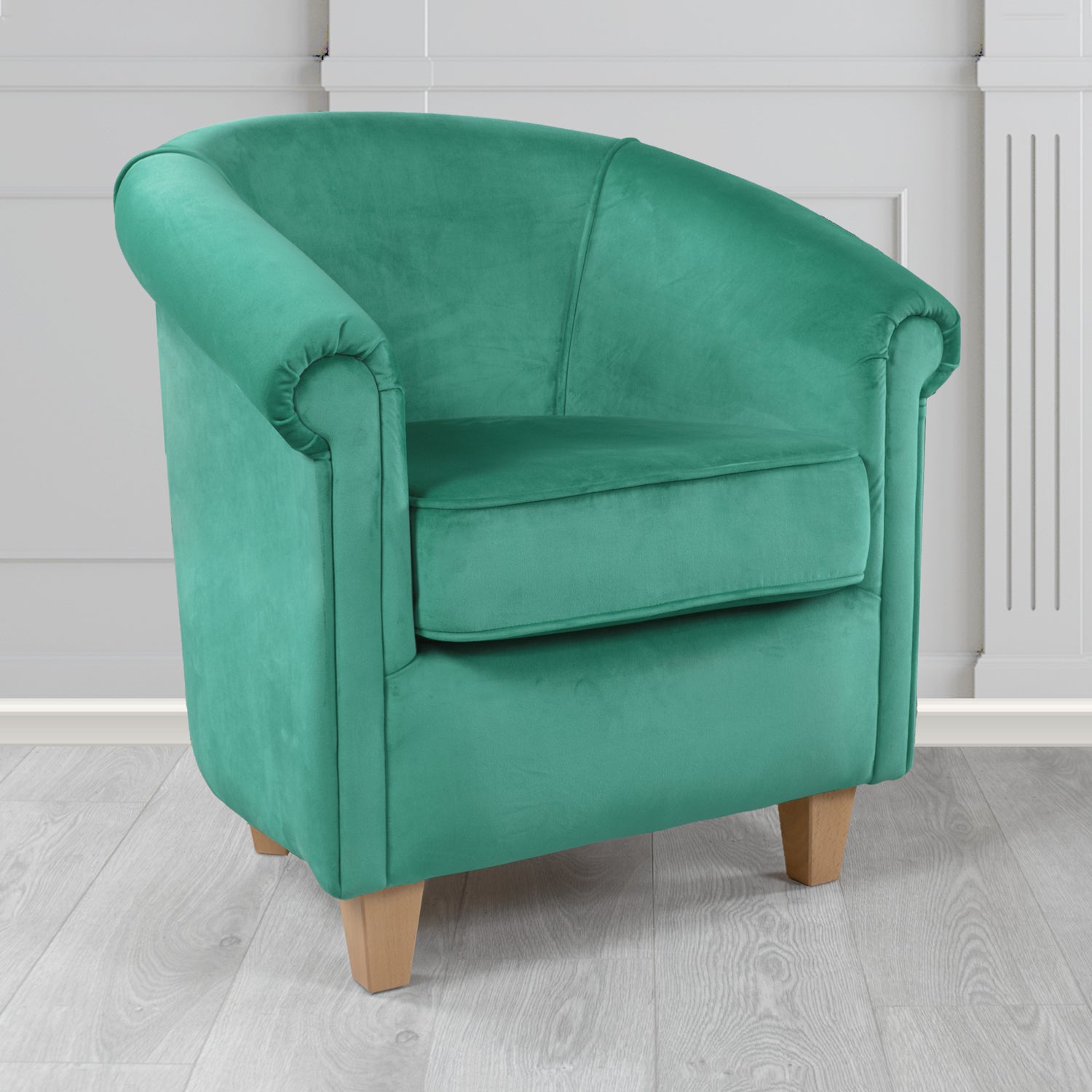 Siena Tub Chair in Passione Velvet Fabric
