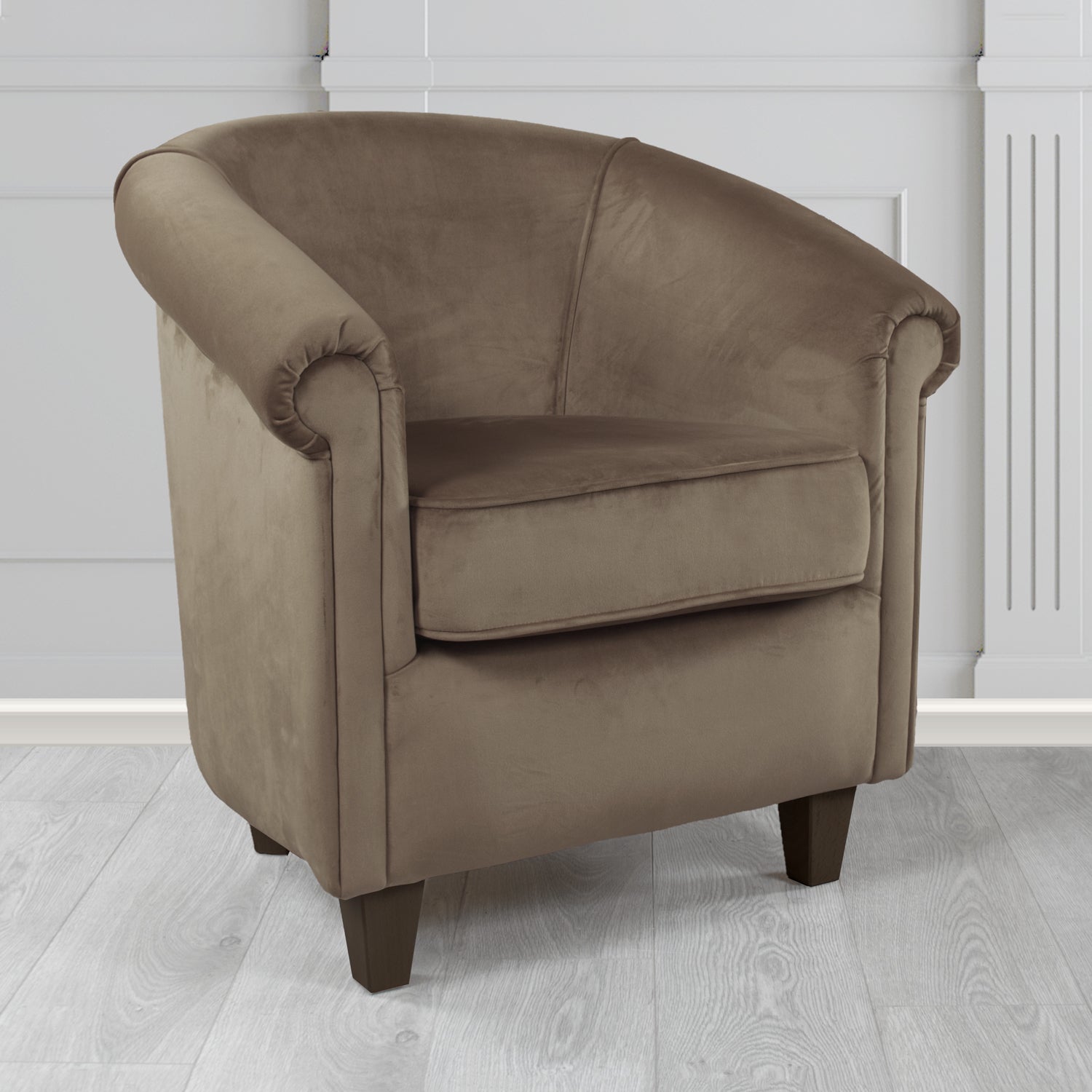 Siena Tub Chair in Passione Velvet Fabric