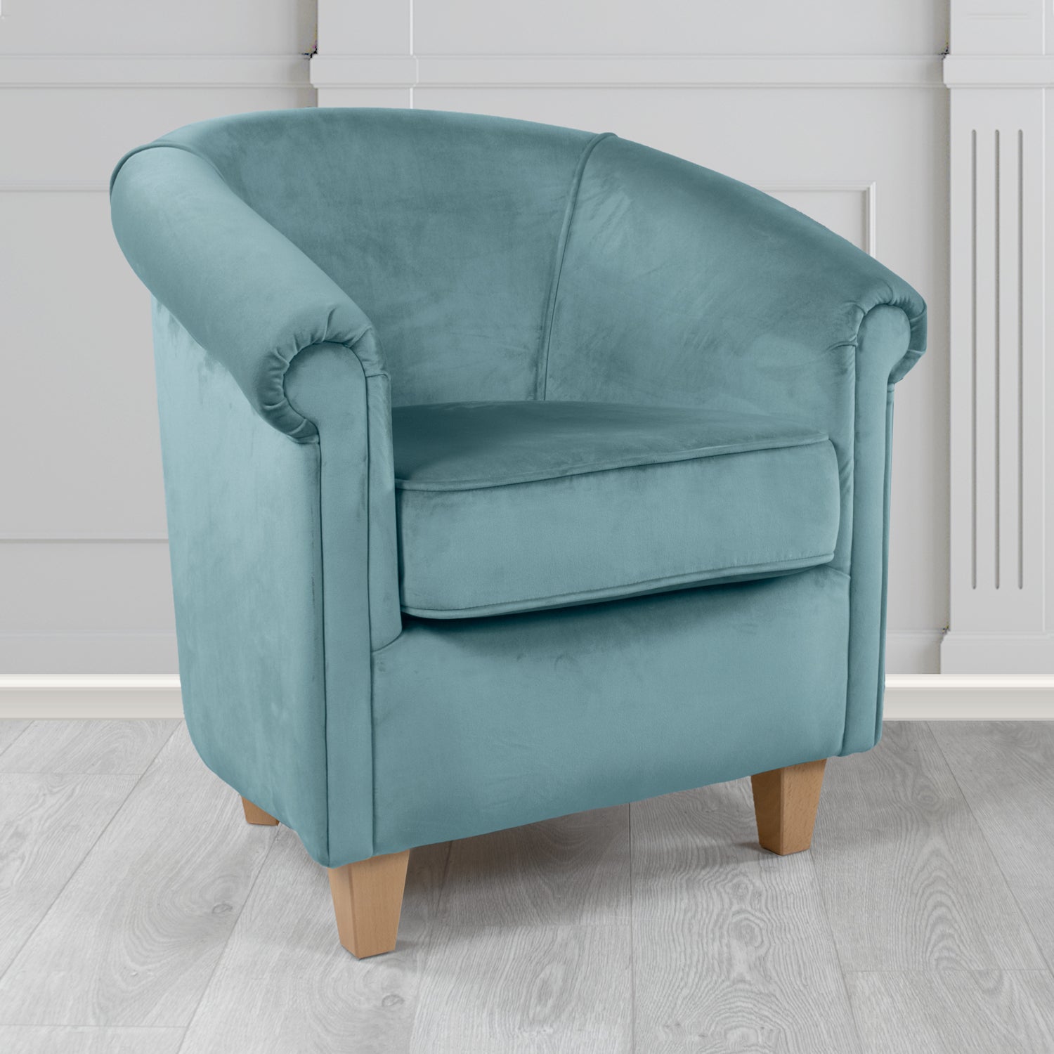 Siena Tub Chair in Passione Velvet Fabric