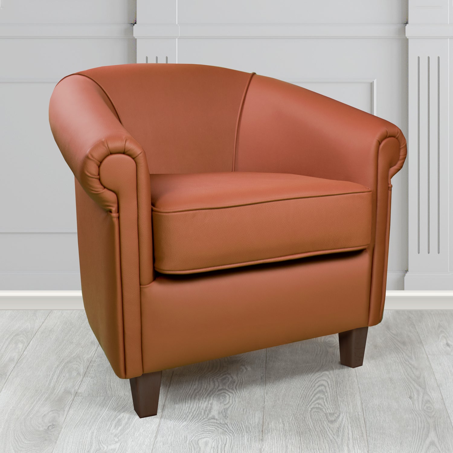 Siena Tub Chair in Crib 5 Shelly Genuine Leather