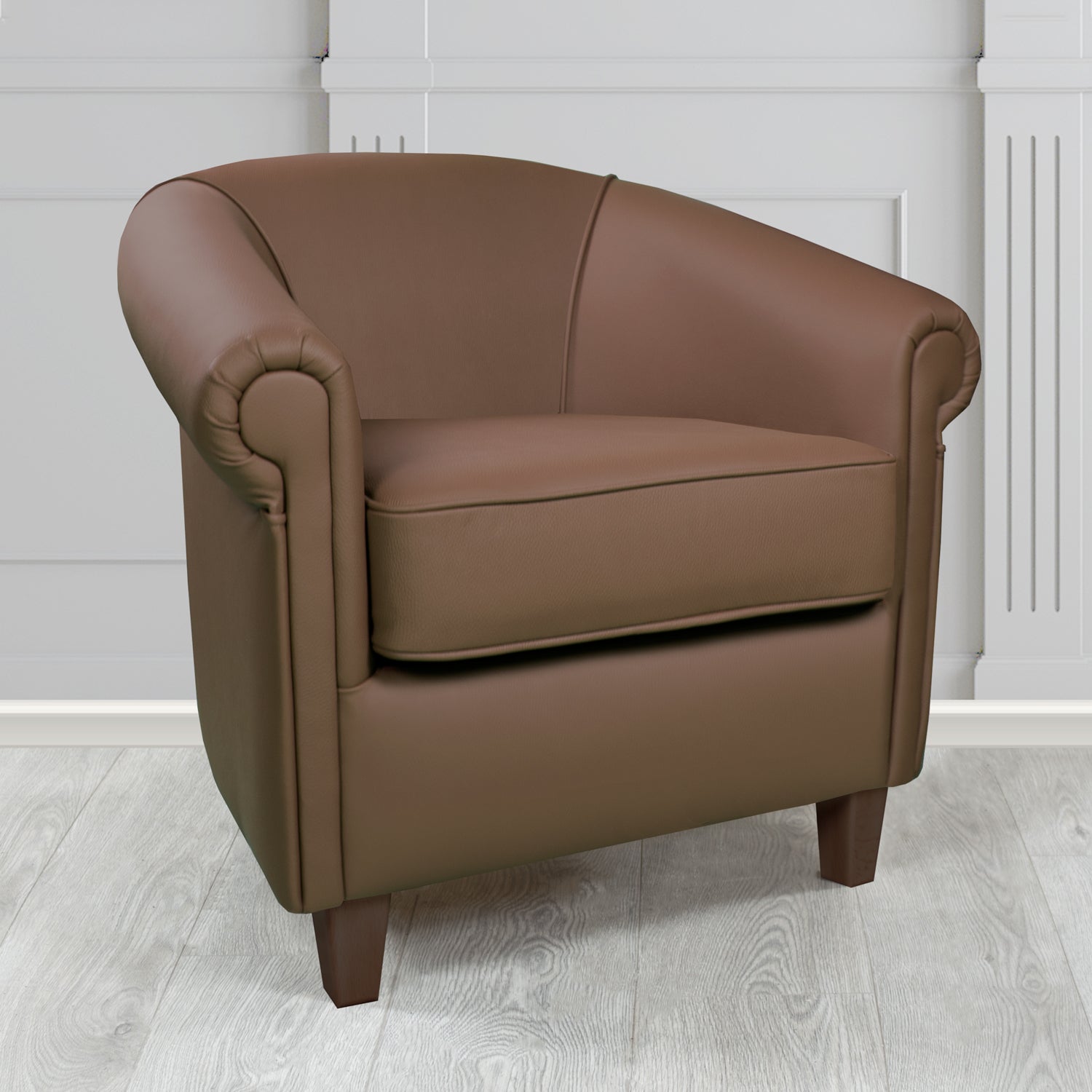 Siena Tub Chair in Crib 5 Shelly Genuine Leather