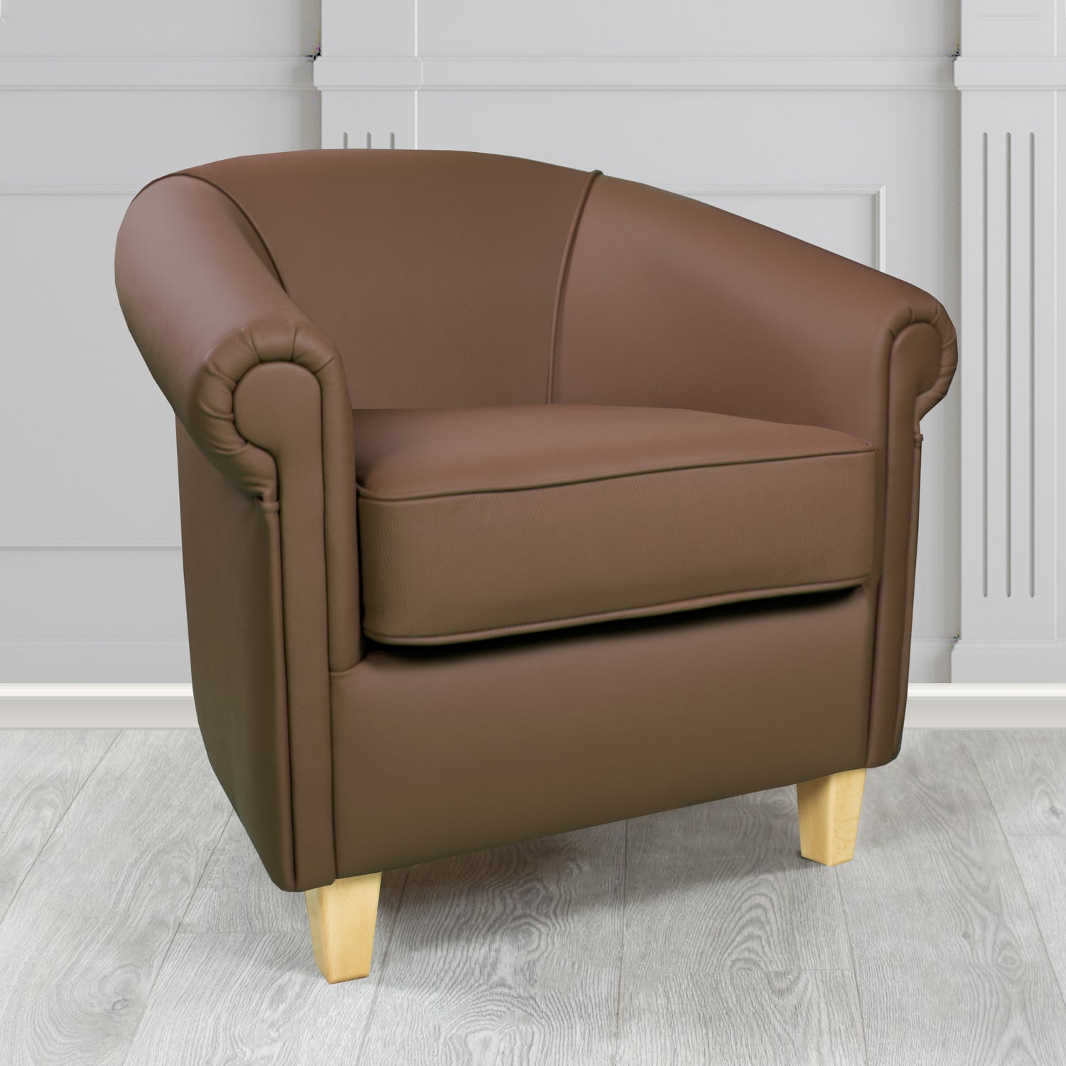 Siena Tub Chair in Crib 5 Shelly Genuine Leather