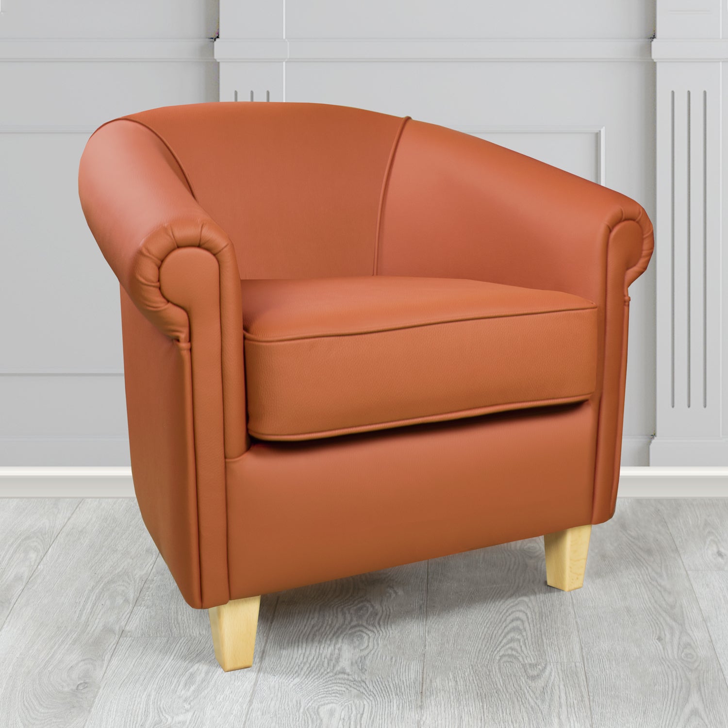 Siena Tub Chair in Crib 5 Shelly Genuine Leather
