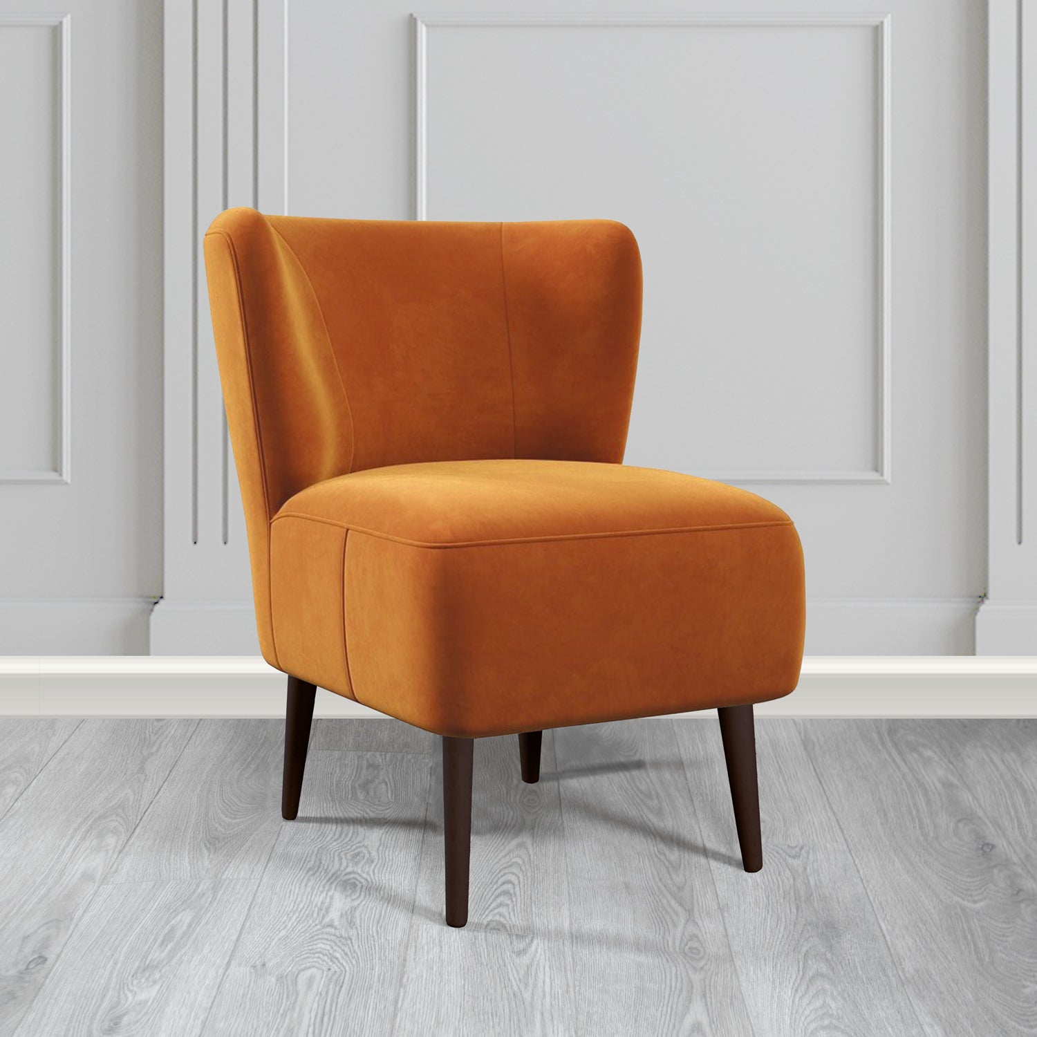 St Lucia Tub Accent Chair in Sapore Velvet Fabric