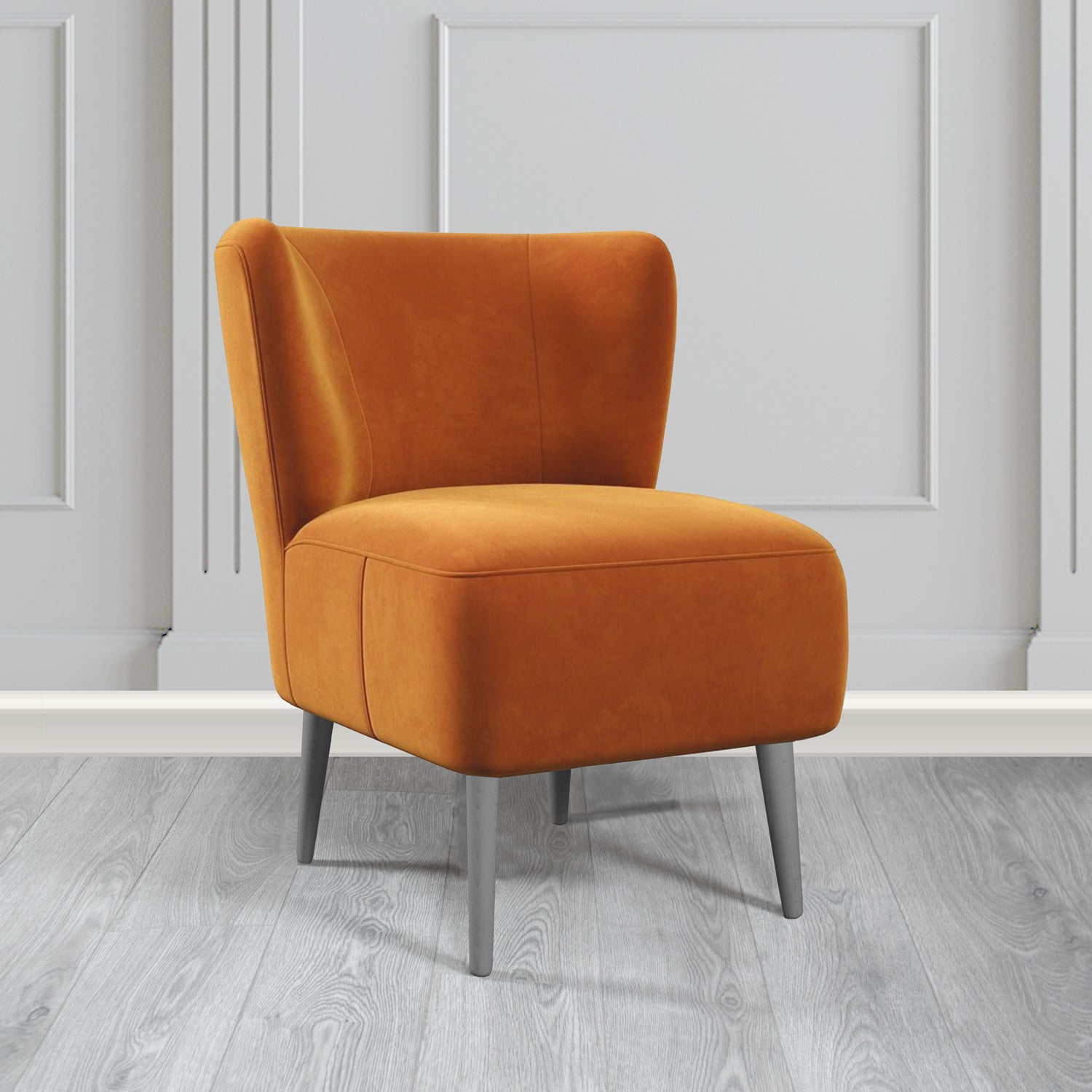 St Lucia Tub Accent Chair in Sapore Velvet Fabric