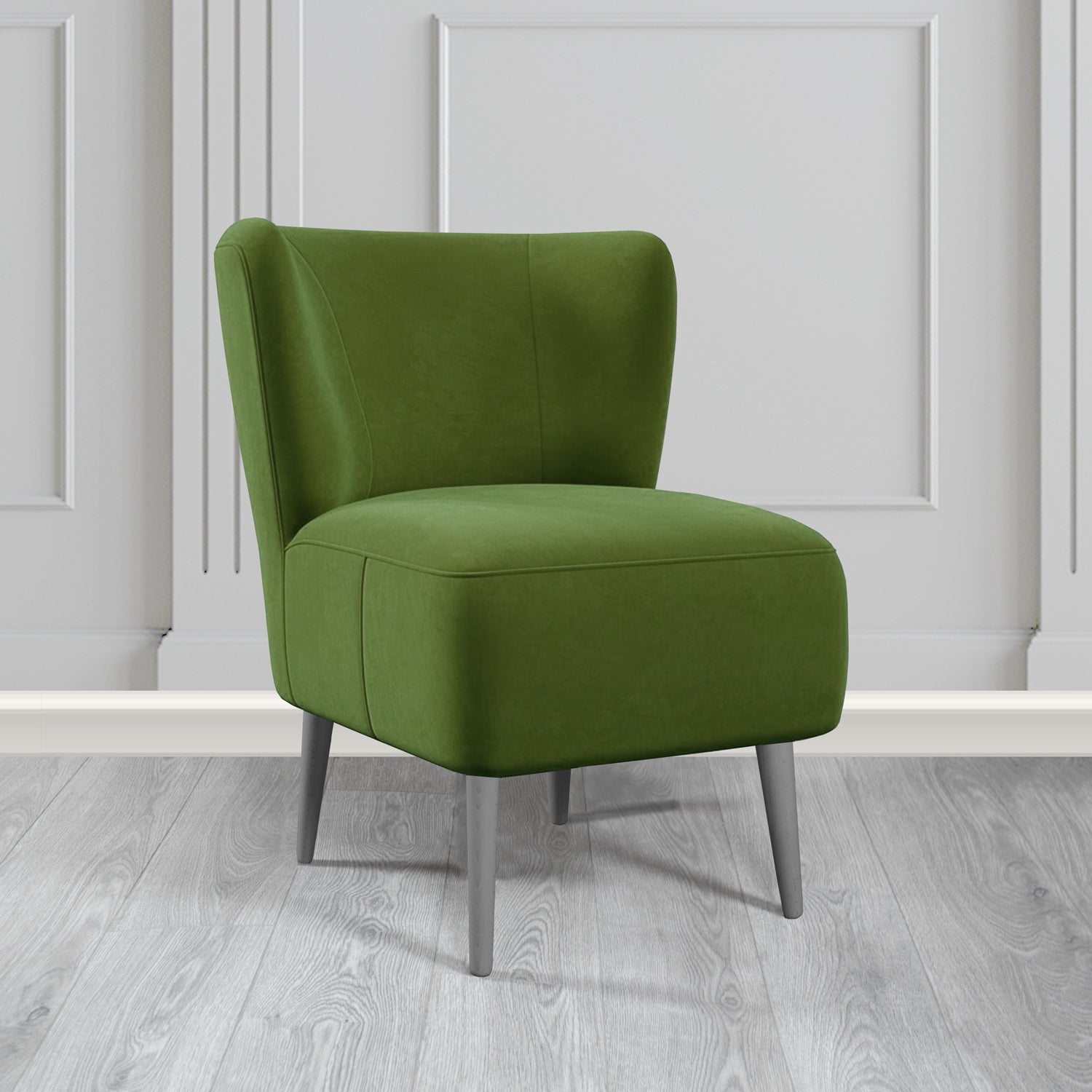 St Lucia Tub Accent Chair in Sapore Velvet Fabric