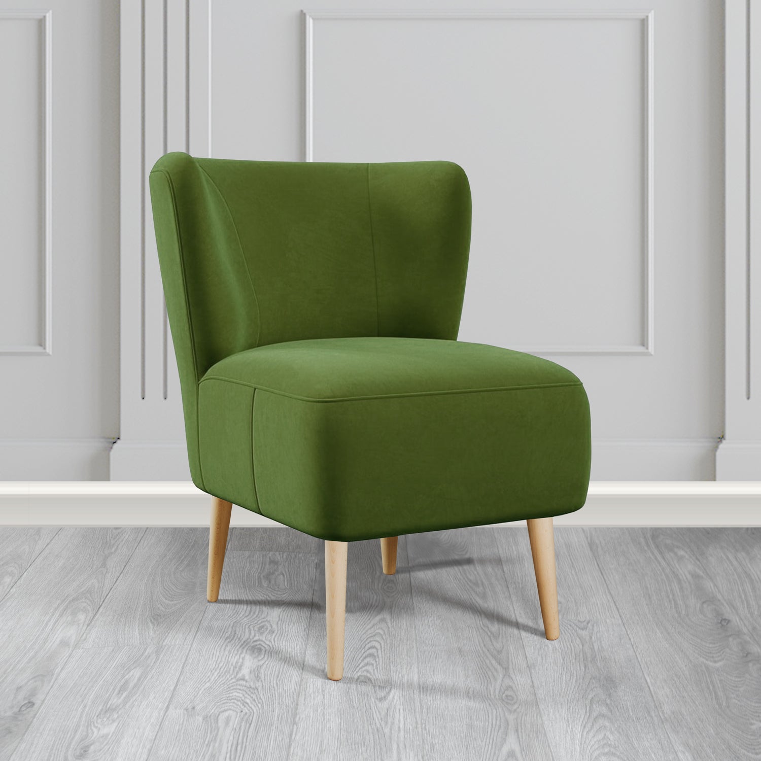 St Lucia Tub Accent Chair in Sapore Velvet Fabric