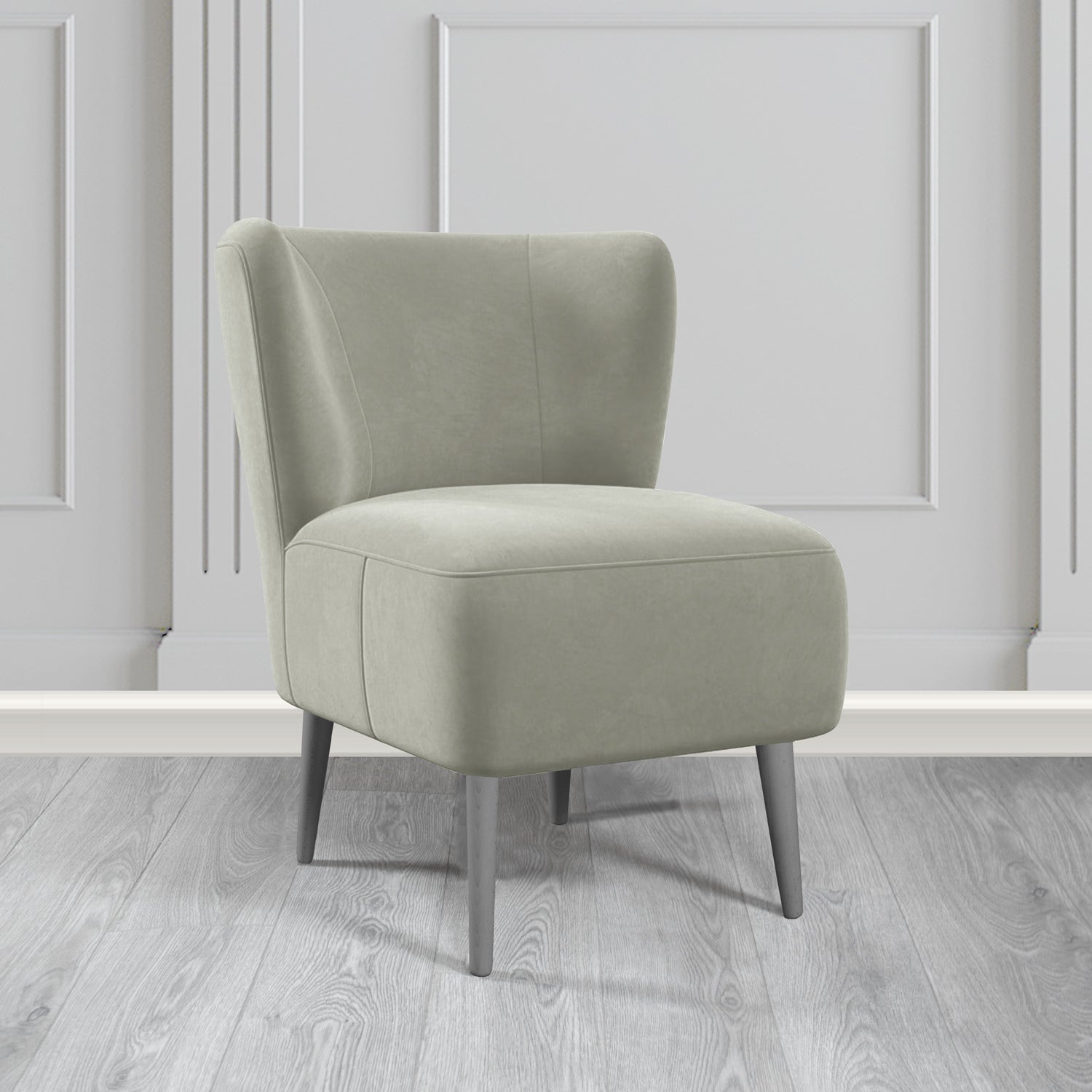 St Lucia Tub Accent Chair in Sapore Velvet Fabric