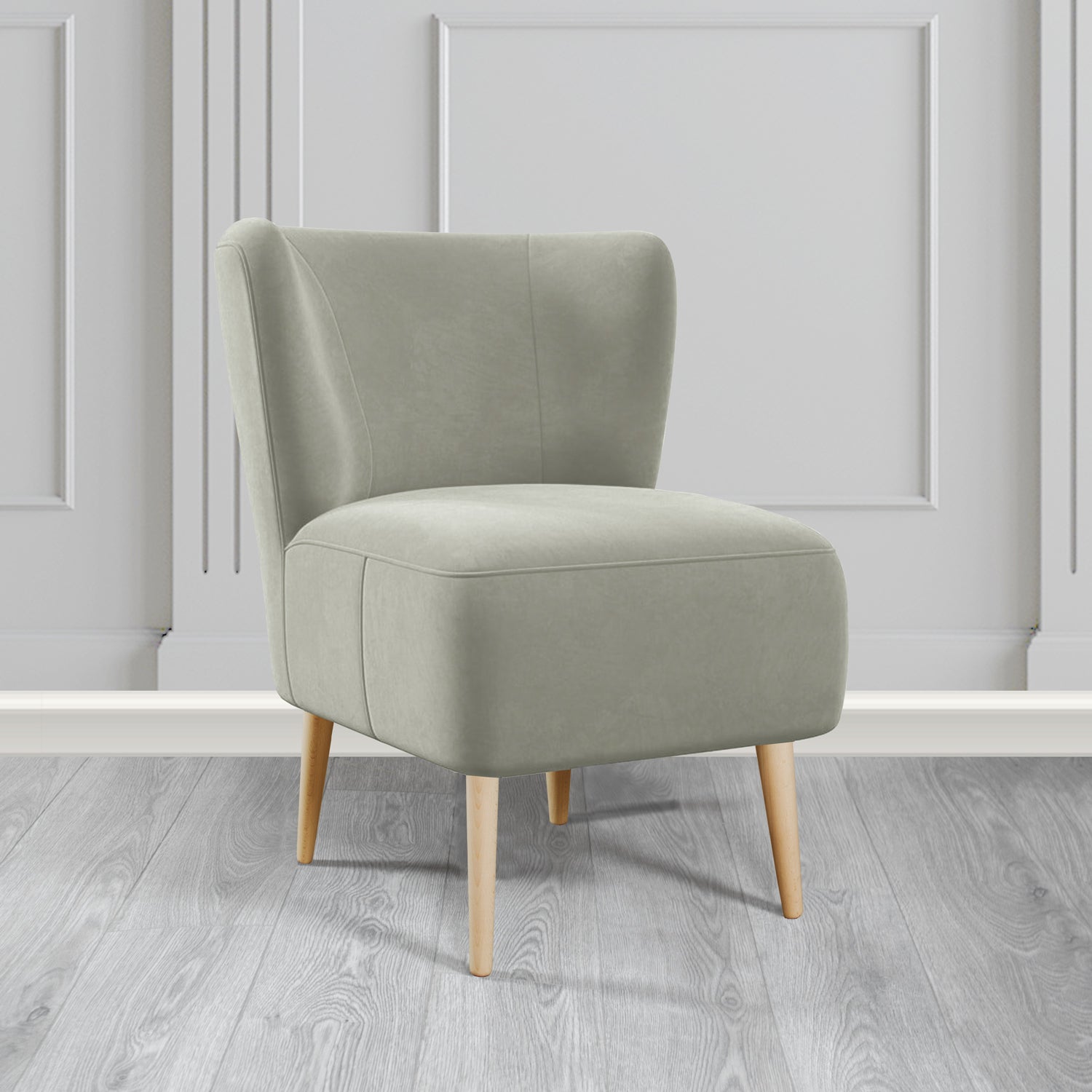 St Lucia Tub Accent Chair in Sapore Velvet Fabric