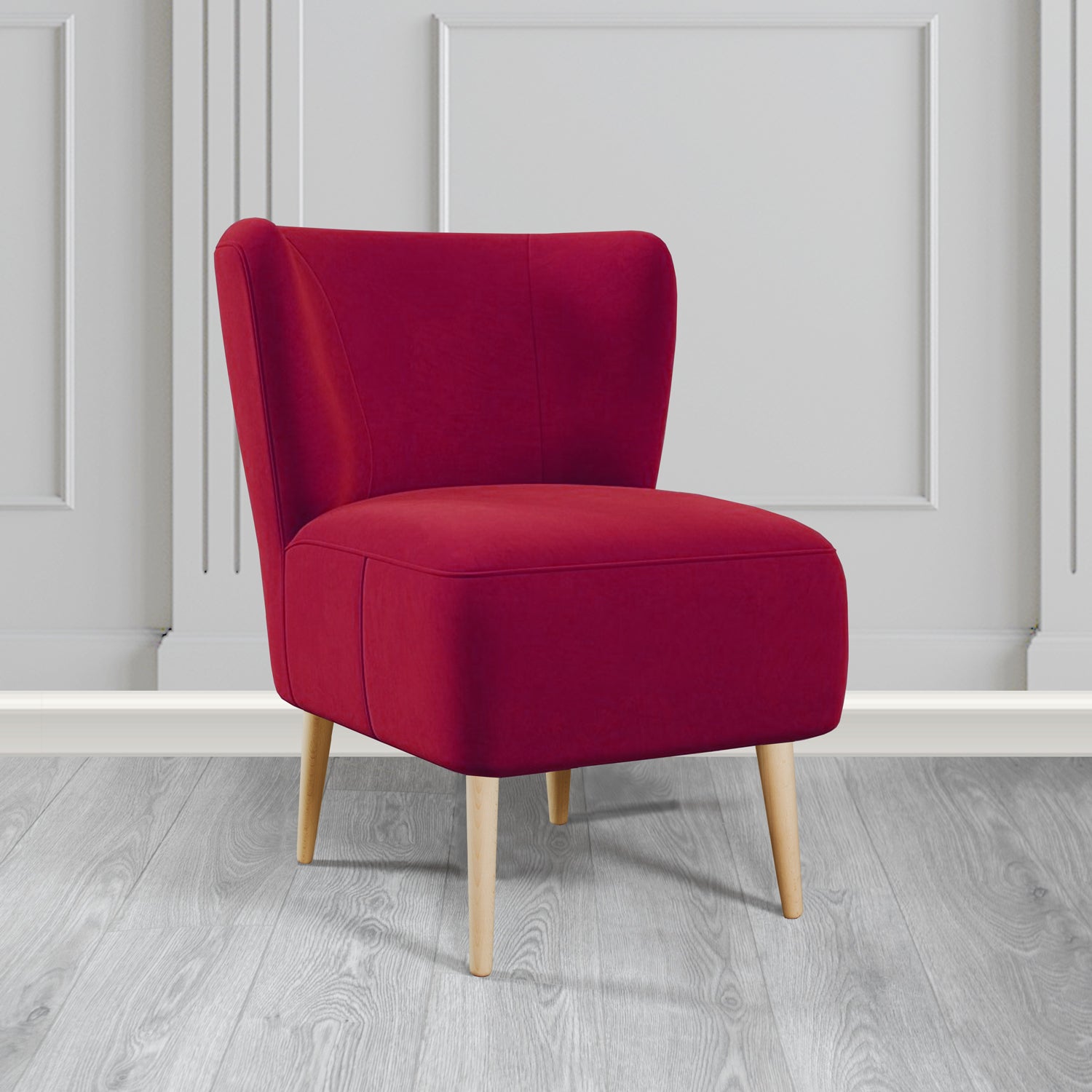 St Lucia Tub Accent Chair in Sapore Velvet Fabric