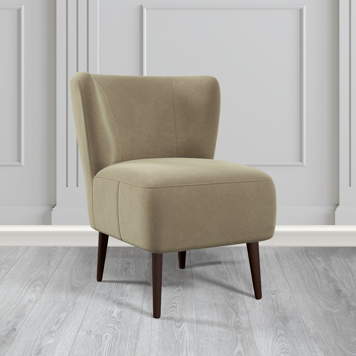 St Lucia Tub Accent Chair in Sapore Velvet Fabric