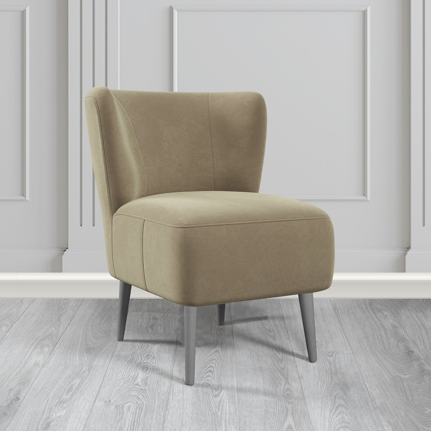 St Lucia Tub Accent Chair in Sapore Velvet Fabric