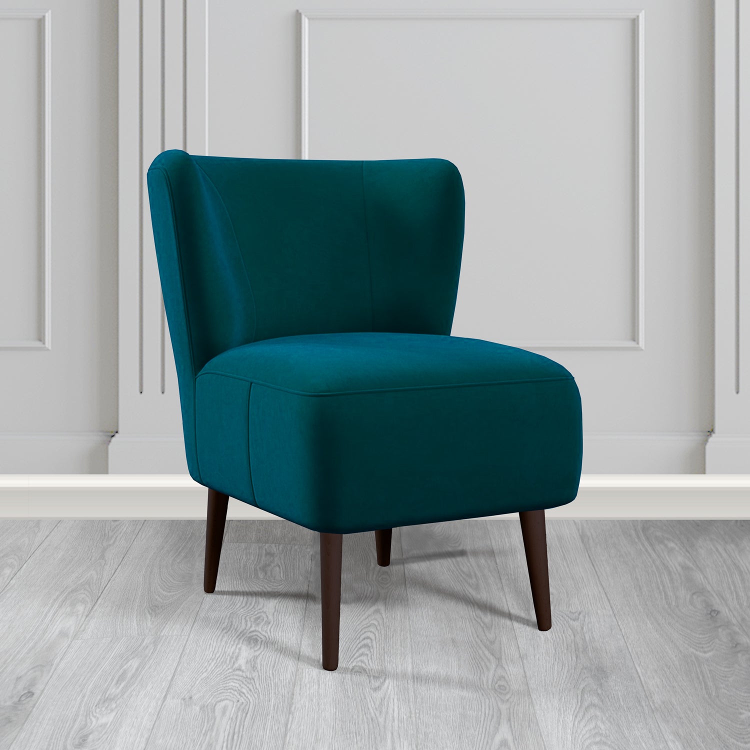St Lucia Tub Accent Chair in Sapore Velvet Fabric