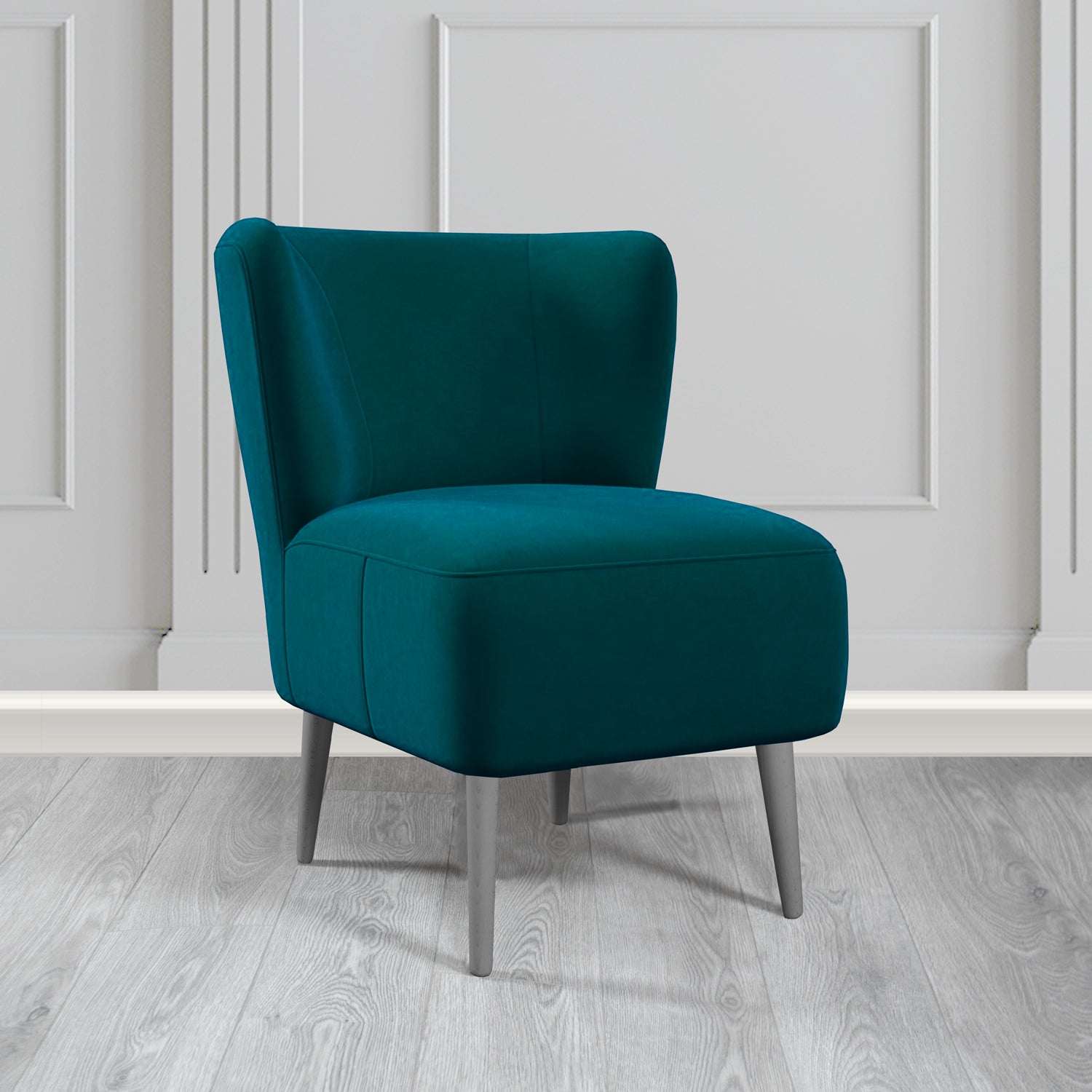 St Lucia Tub Accent Chair in Sapore Velvet Fabric