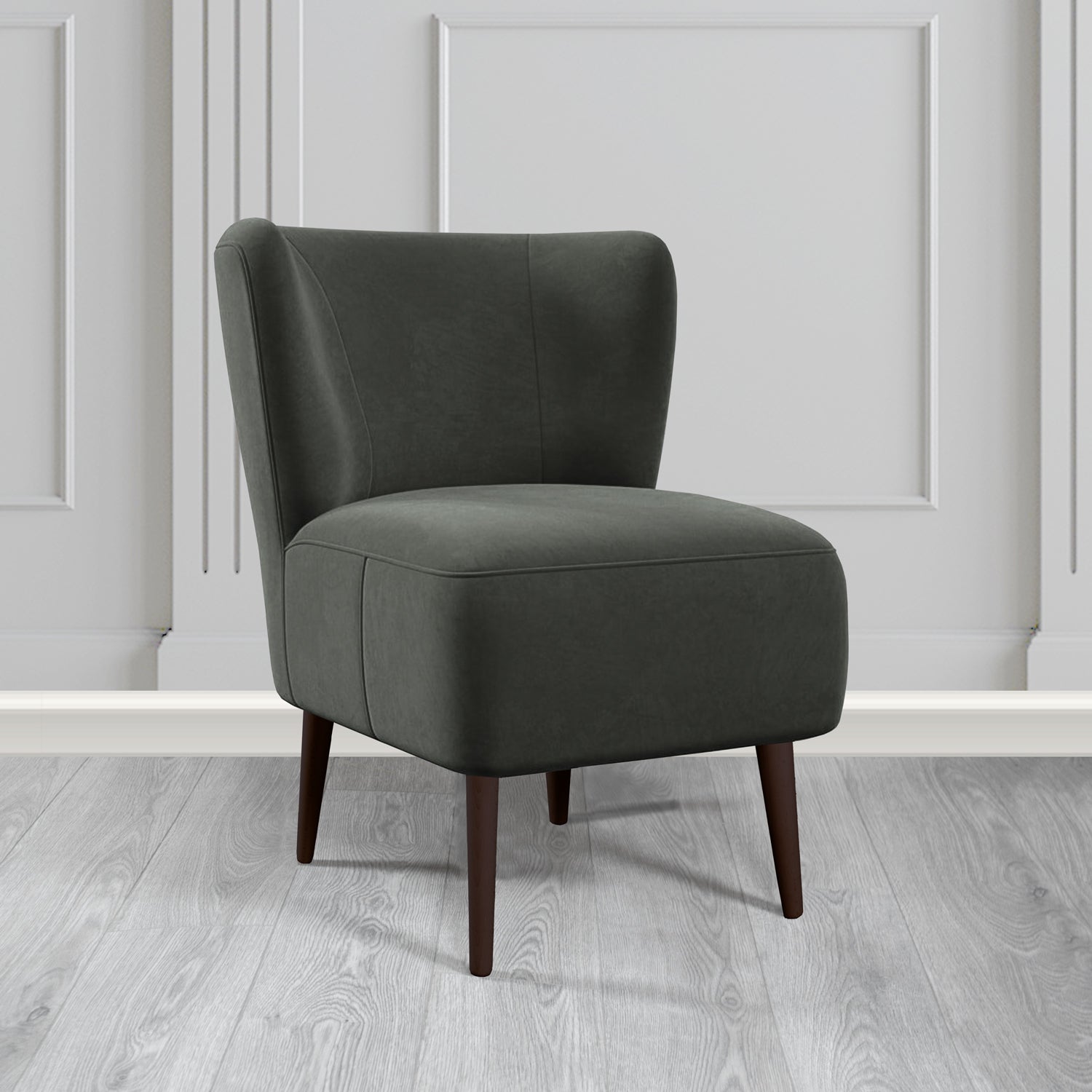 St Lucia Tub Accent Chair in Sapore Velvet Fabric