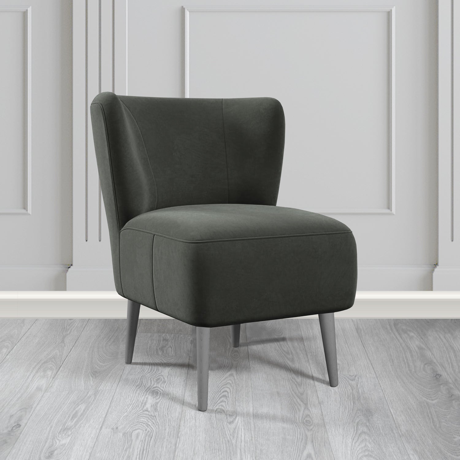 St Lucia Tub Accent Chair in Sapore Velvet Fabric