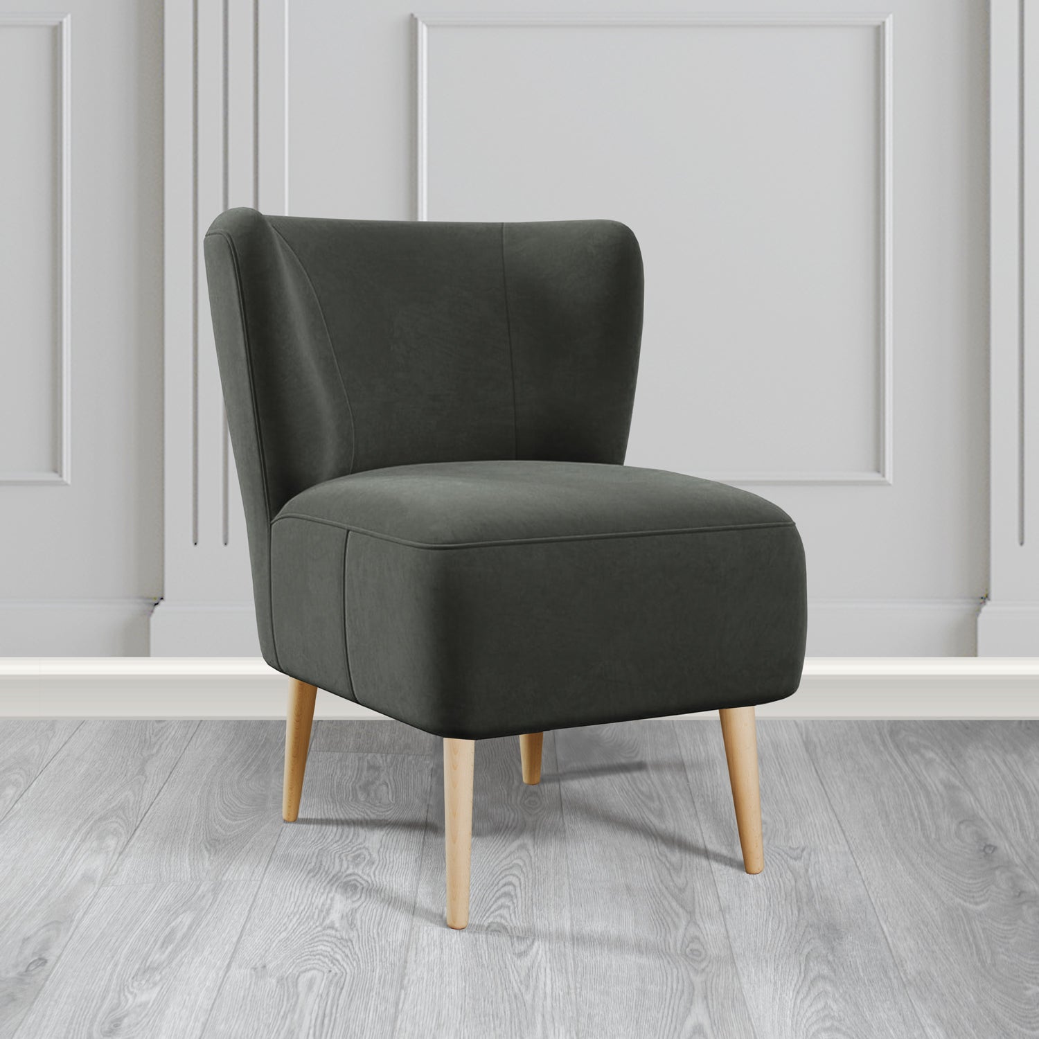 St Lucia Tub Accent Chair in Sapore Velvet Fabric