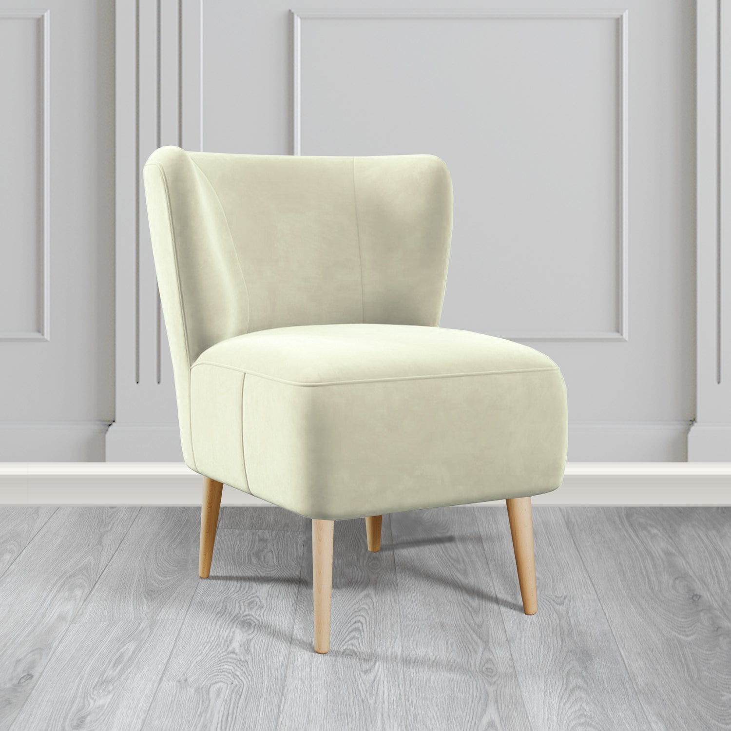 St Lucia Tub Accent Chair in Sapore Velvet Fabric