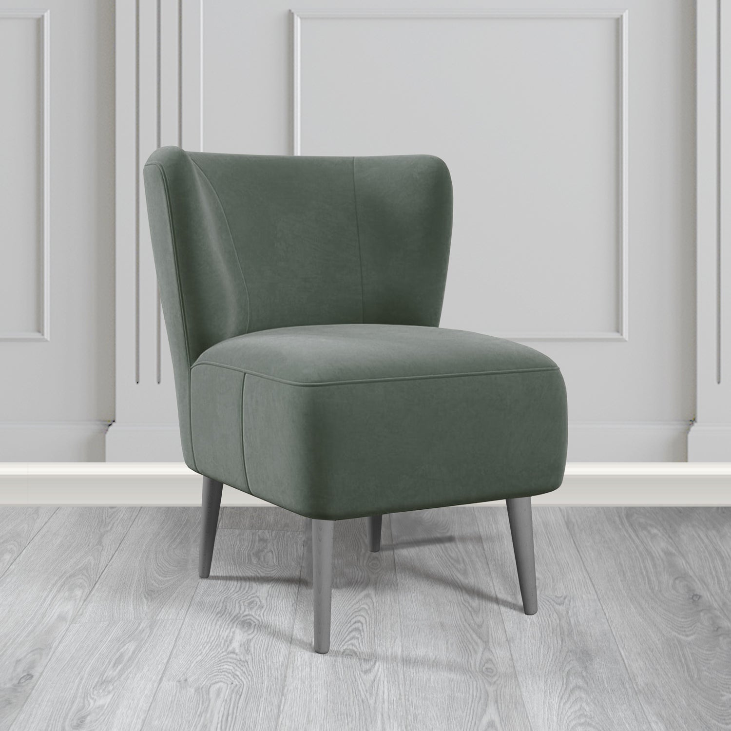 St Lucia Tub Accent Chair in Sapore Velvet Fabric