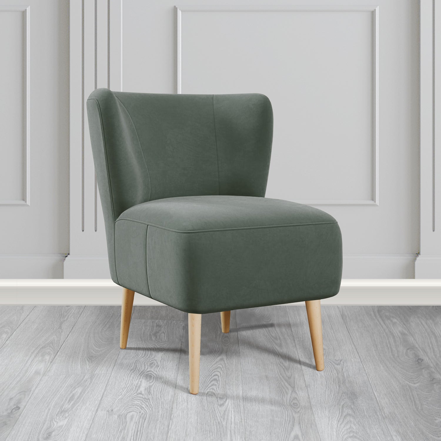 St Lucia Tub Accent Chair in Sapore Velvet Fabric