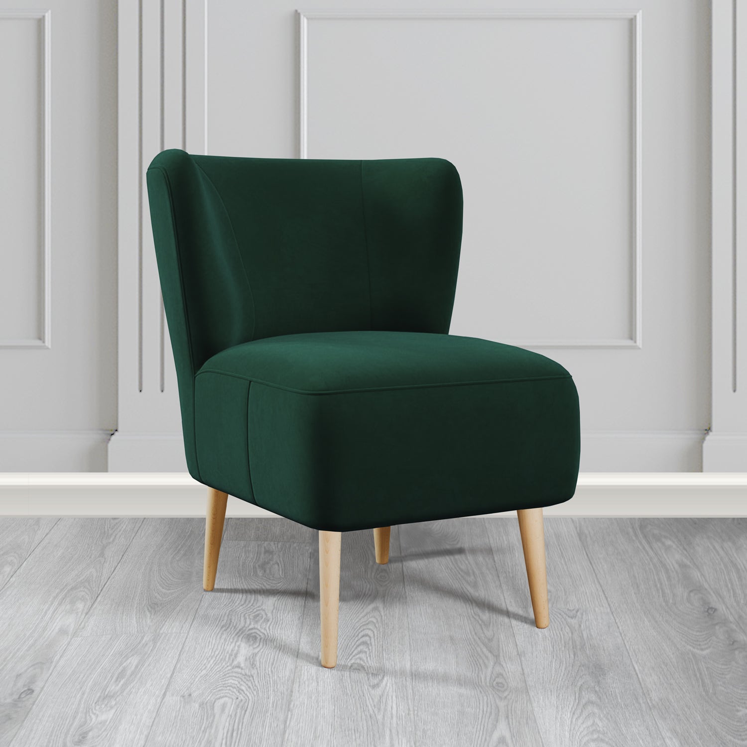 St Lucia Tub Accent Chair in Sapore Velvet Fabric