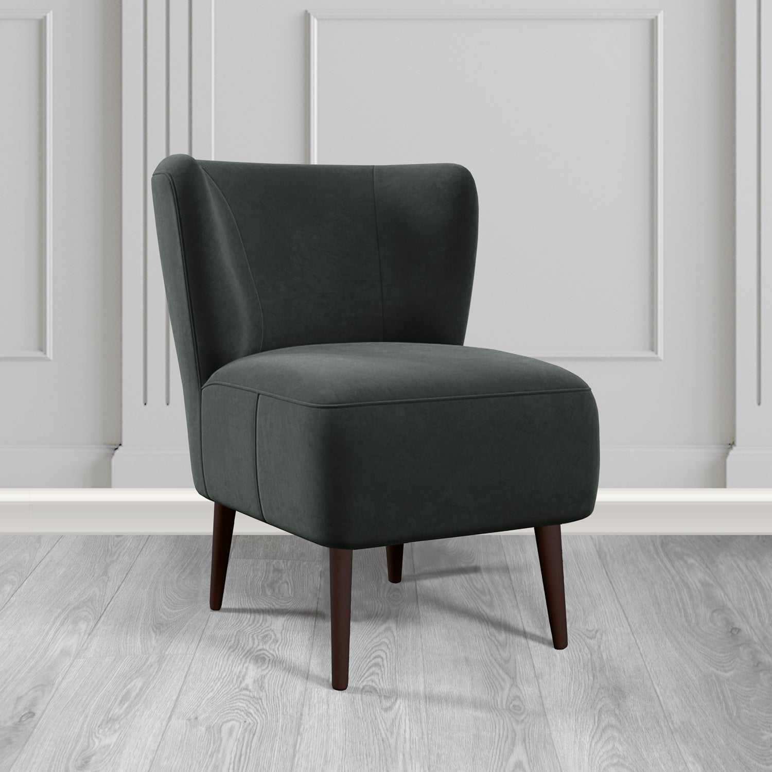 St Lucia Tub Accent Chair in Sapore Velvet Fabric