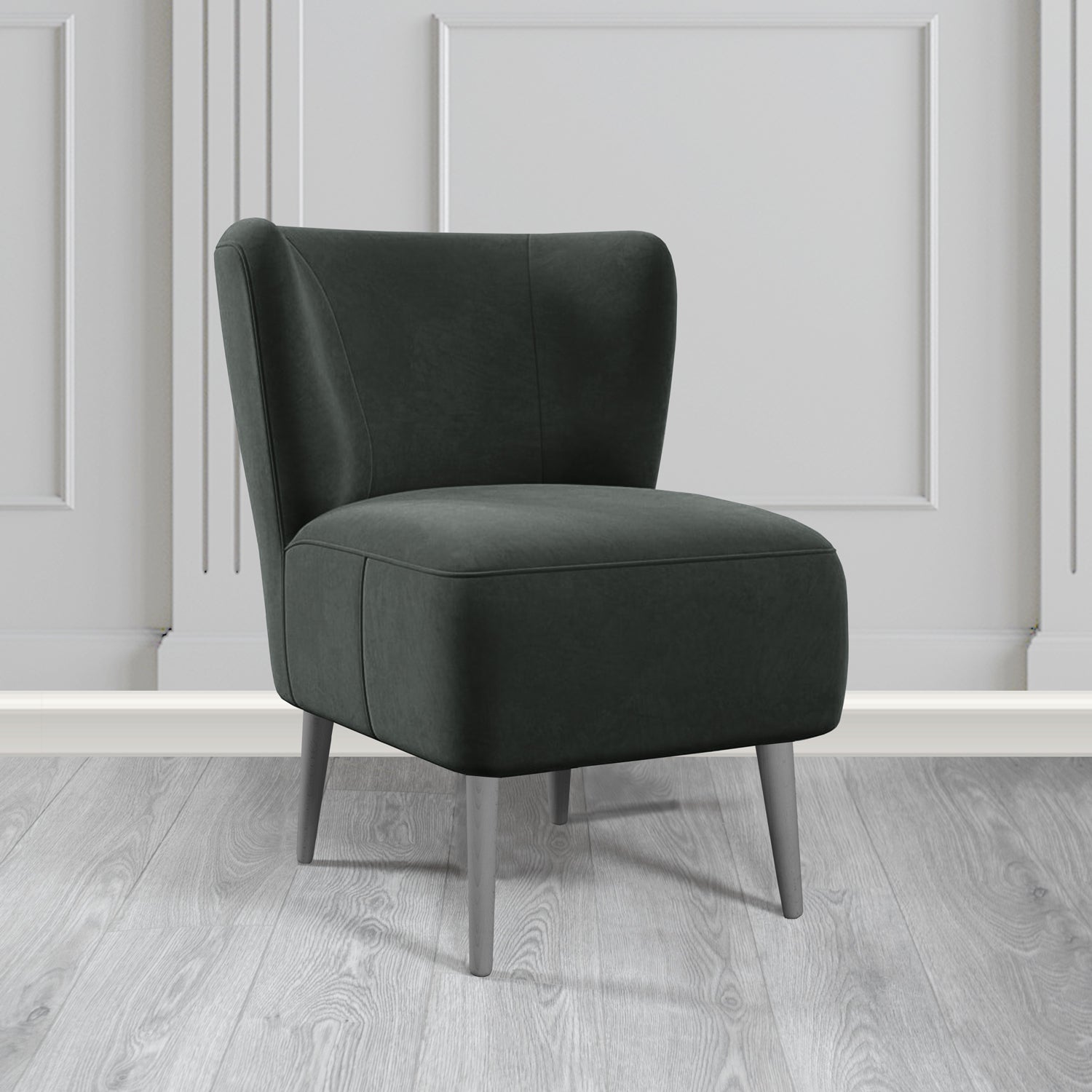 St Lucia Tub Accent Chair in Sapore Velvet Fabric