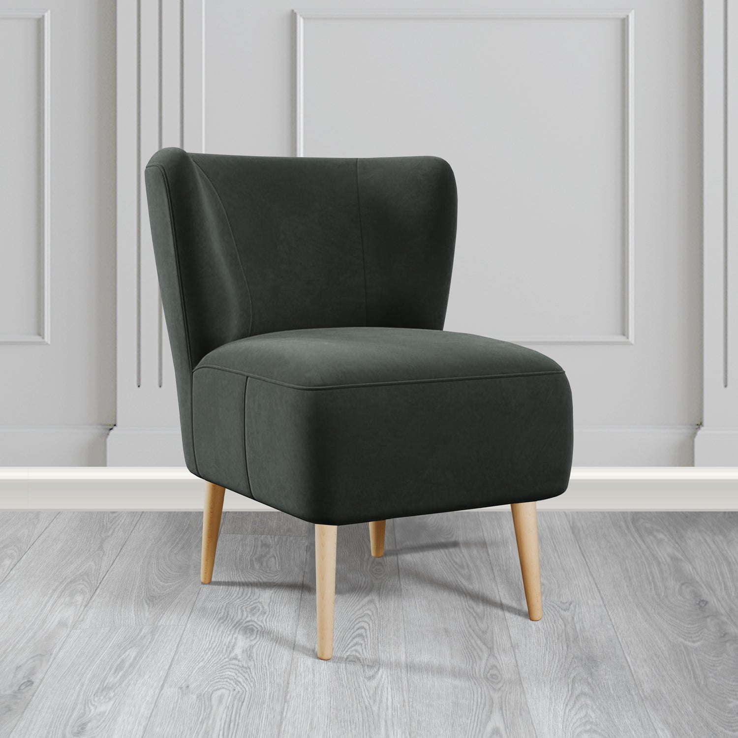 St Lucia Tub Accent Chair in Sapore Velvet Fabric