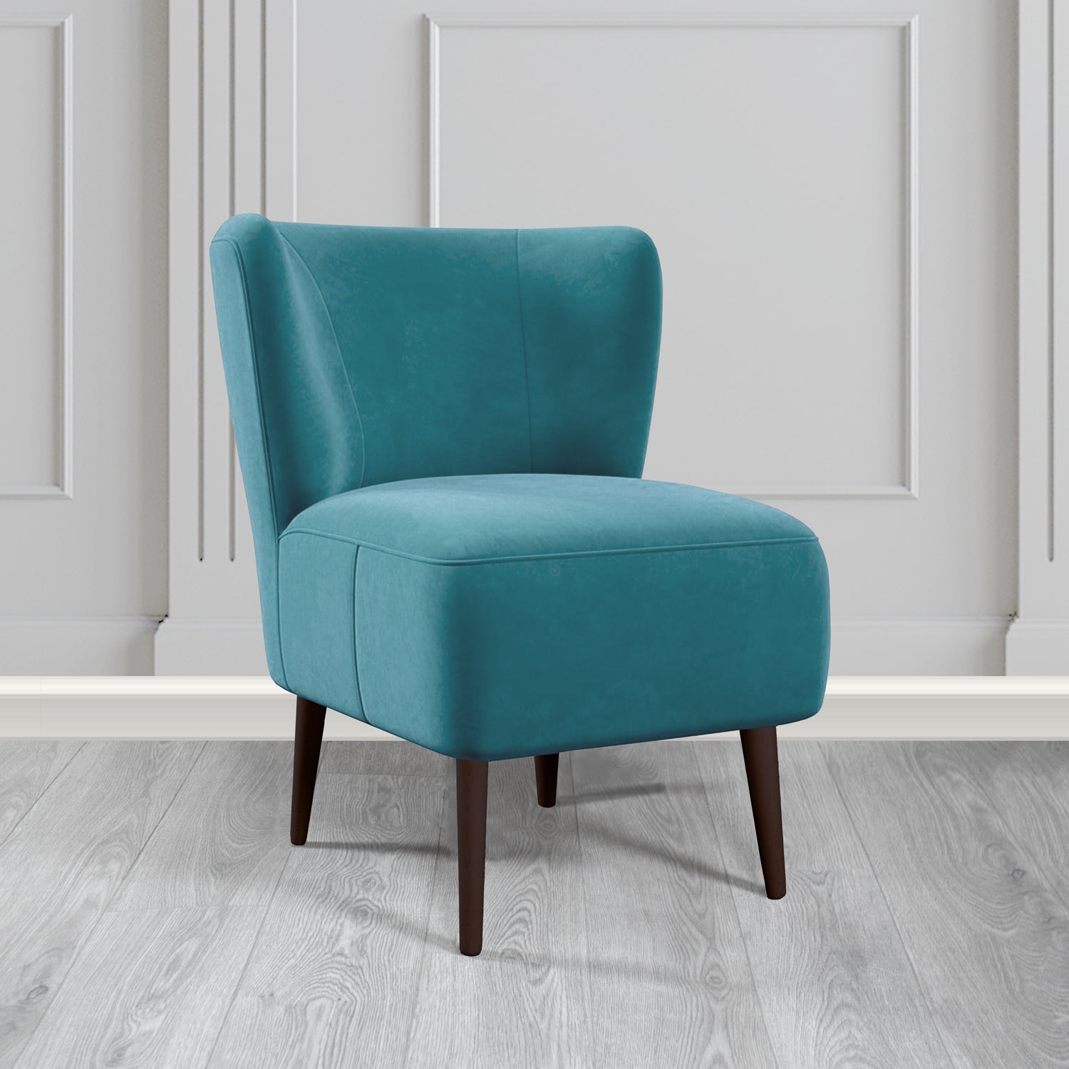 St Lucia Tub Accent Chair in Sapore Velvet Fabric