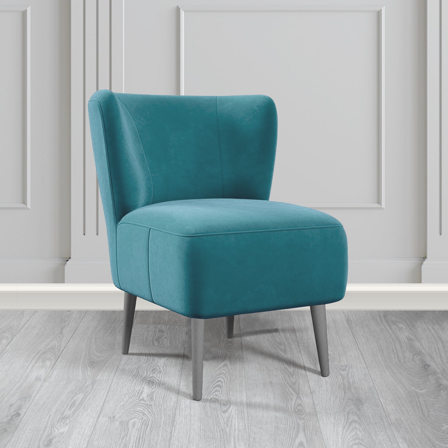 St Lucia Tub Accent Chair in Sapore Velvet Fabric