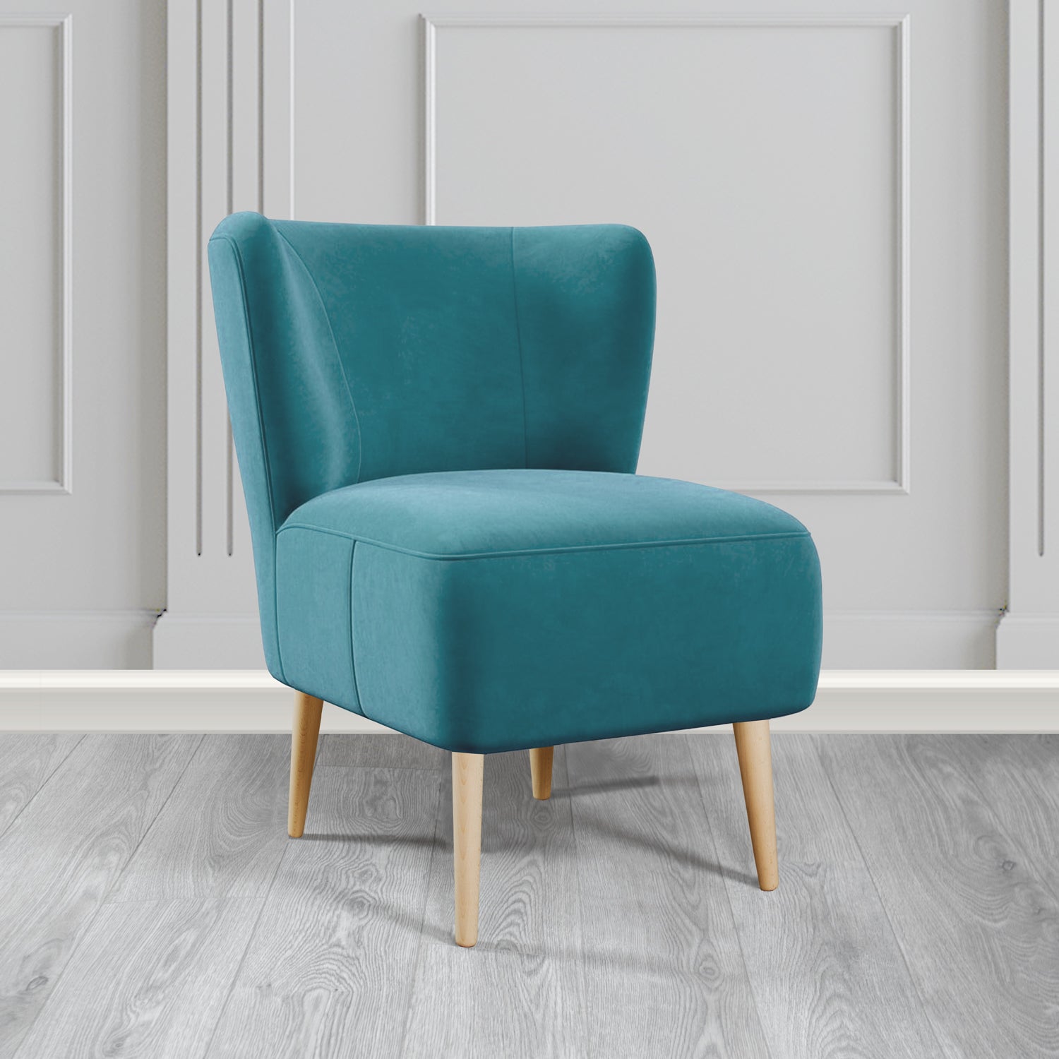 St Lucia Tub Accent Chair in Sapore Velvet Fabric