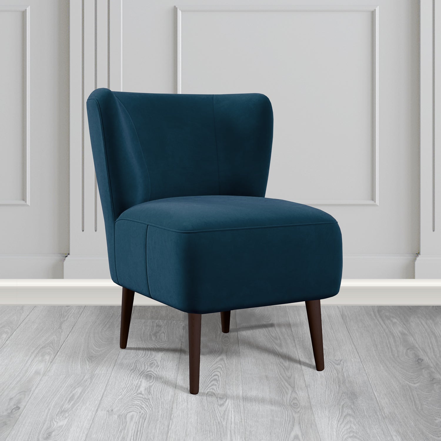 St Lucia Tub Accent Chair in Sapore Velvet Fabric