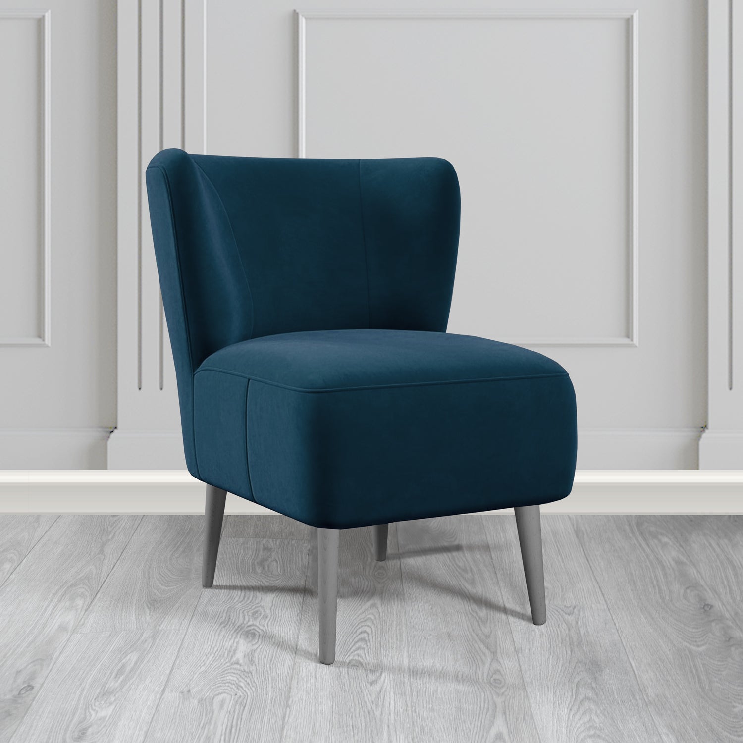 St Lucia Tub Accent Chair in Sapore Velvet Fabric