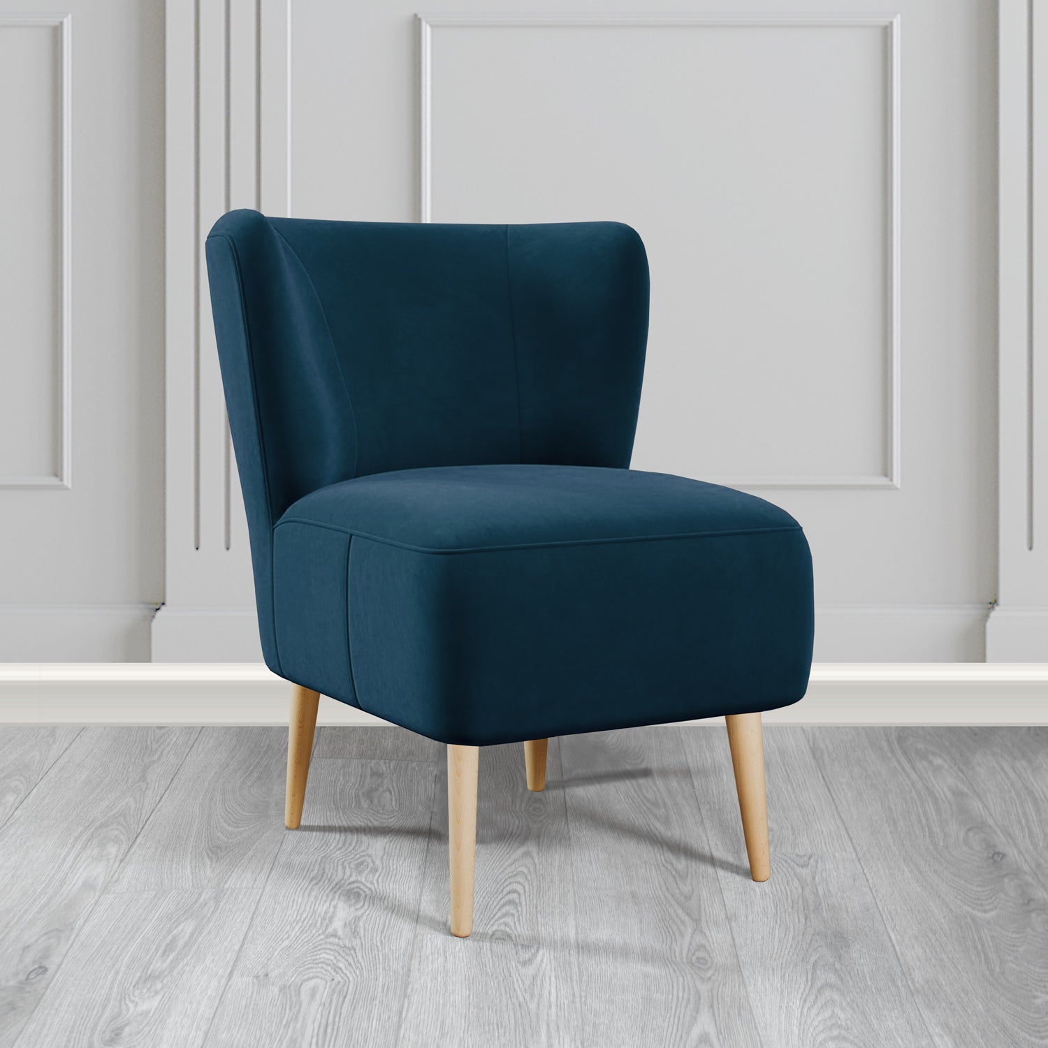 St Lucia Tub Accent Chair in Sapore Velvet Fabric