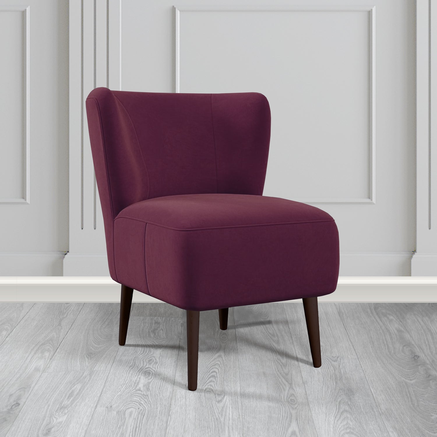 St Lucia Tub Accent Chair in Sapore Velvet Fabric
