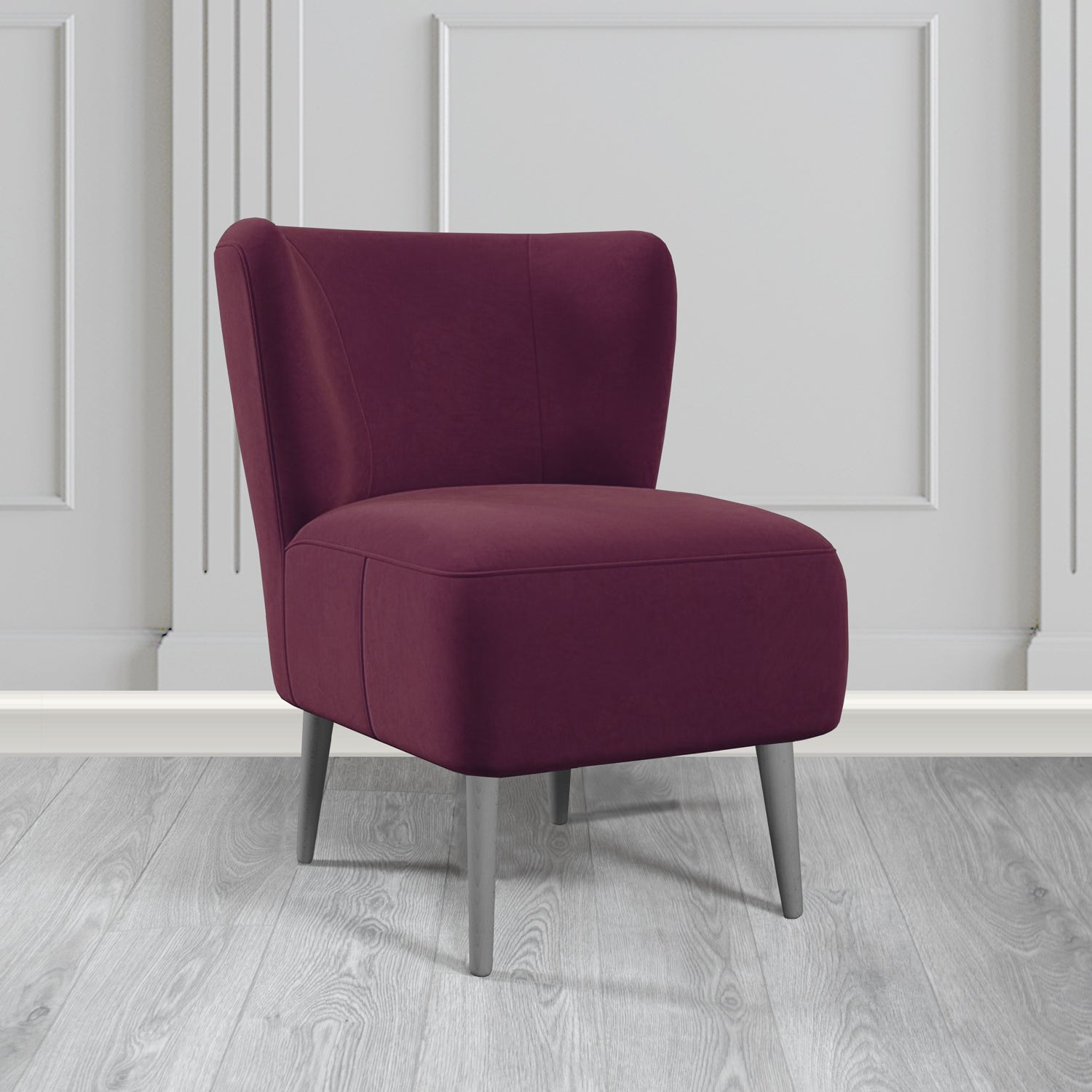 St Lucia Tub Accent Chair in Sapore Velvet Fabric