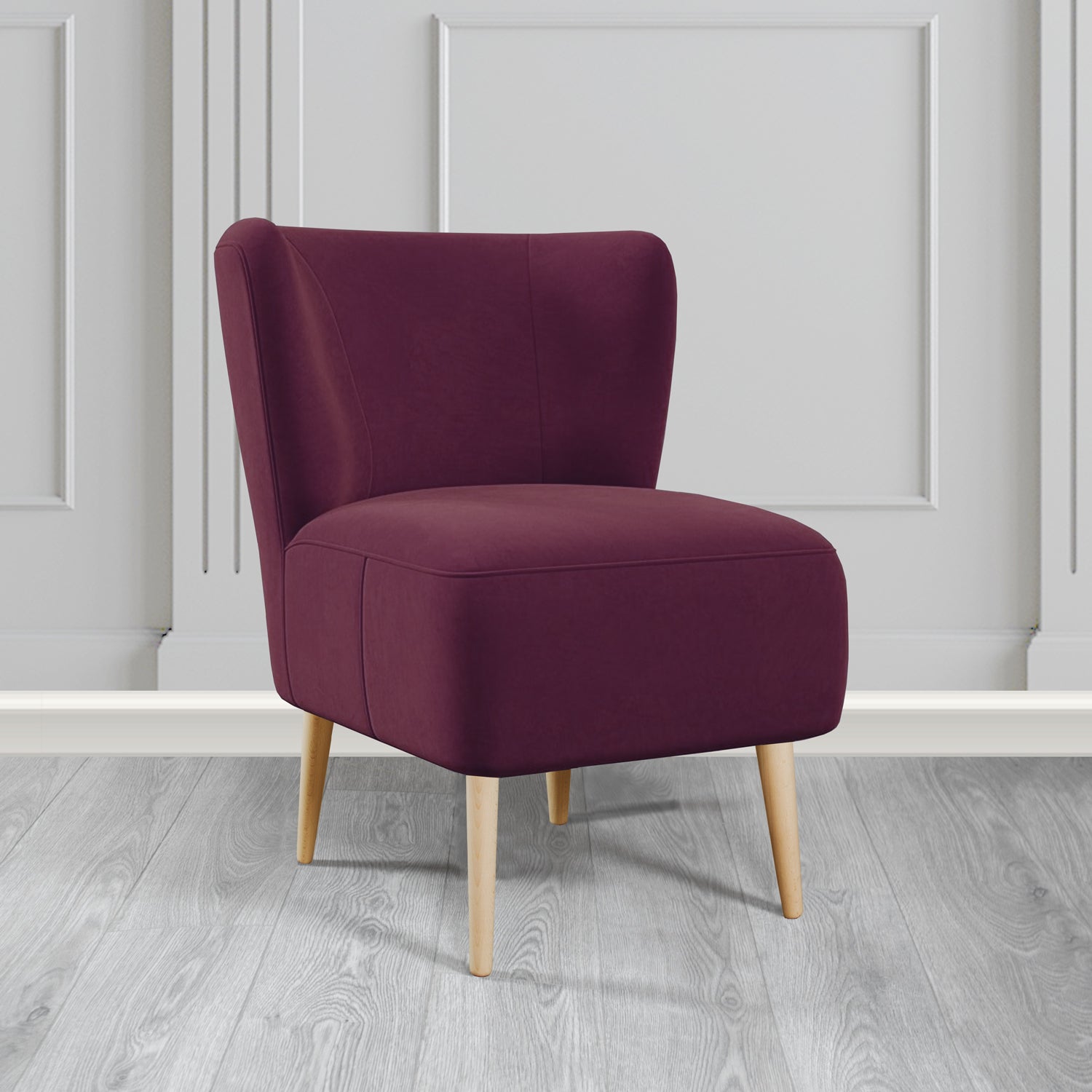 St Lucia Tub Accent Chair in Sapore Velvet Fabric