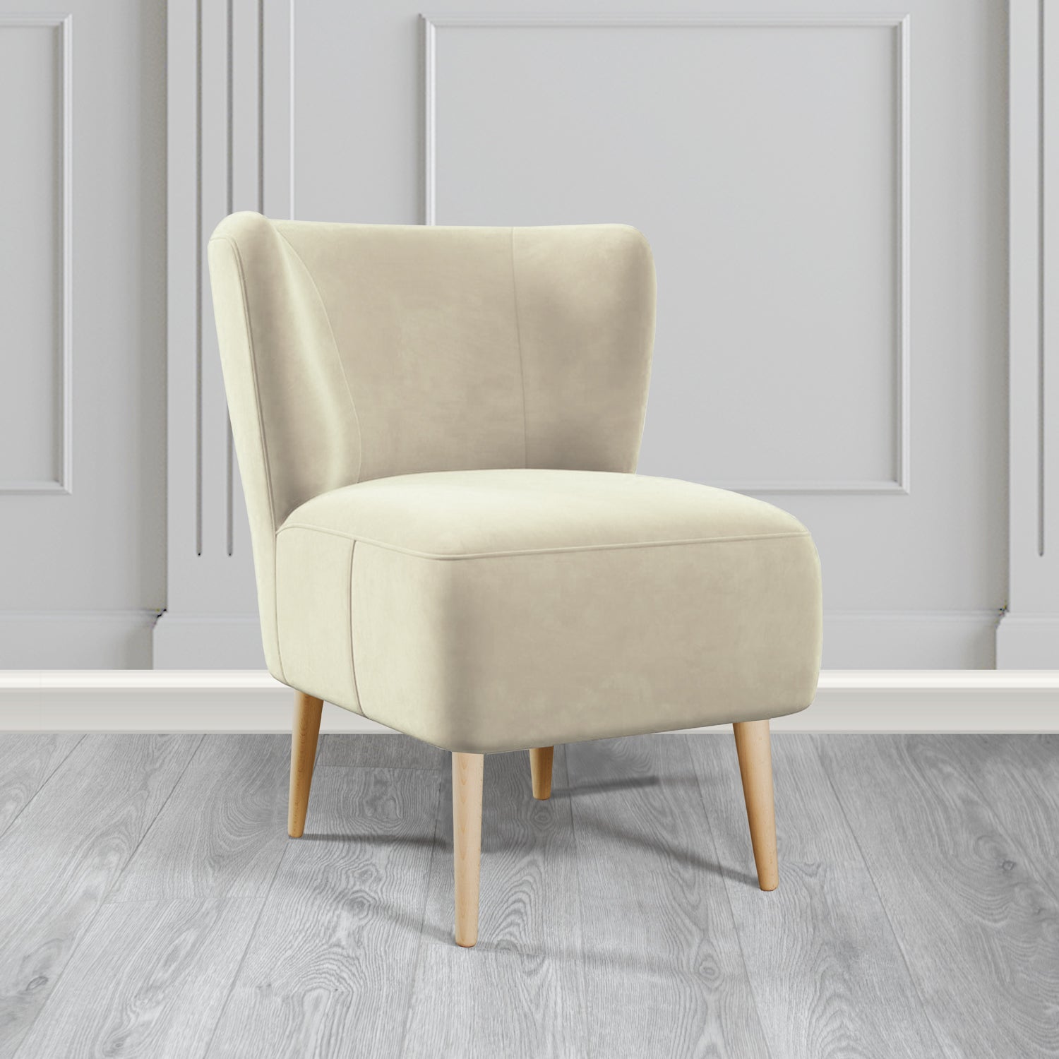 St Lucia Tub Accent Chair in Sapore Velvet Fabric