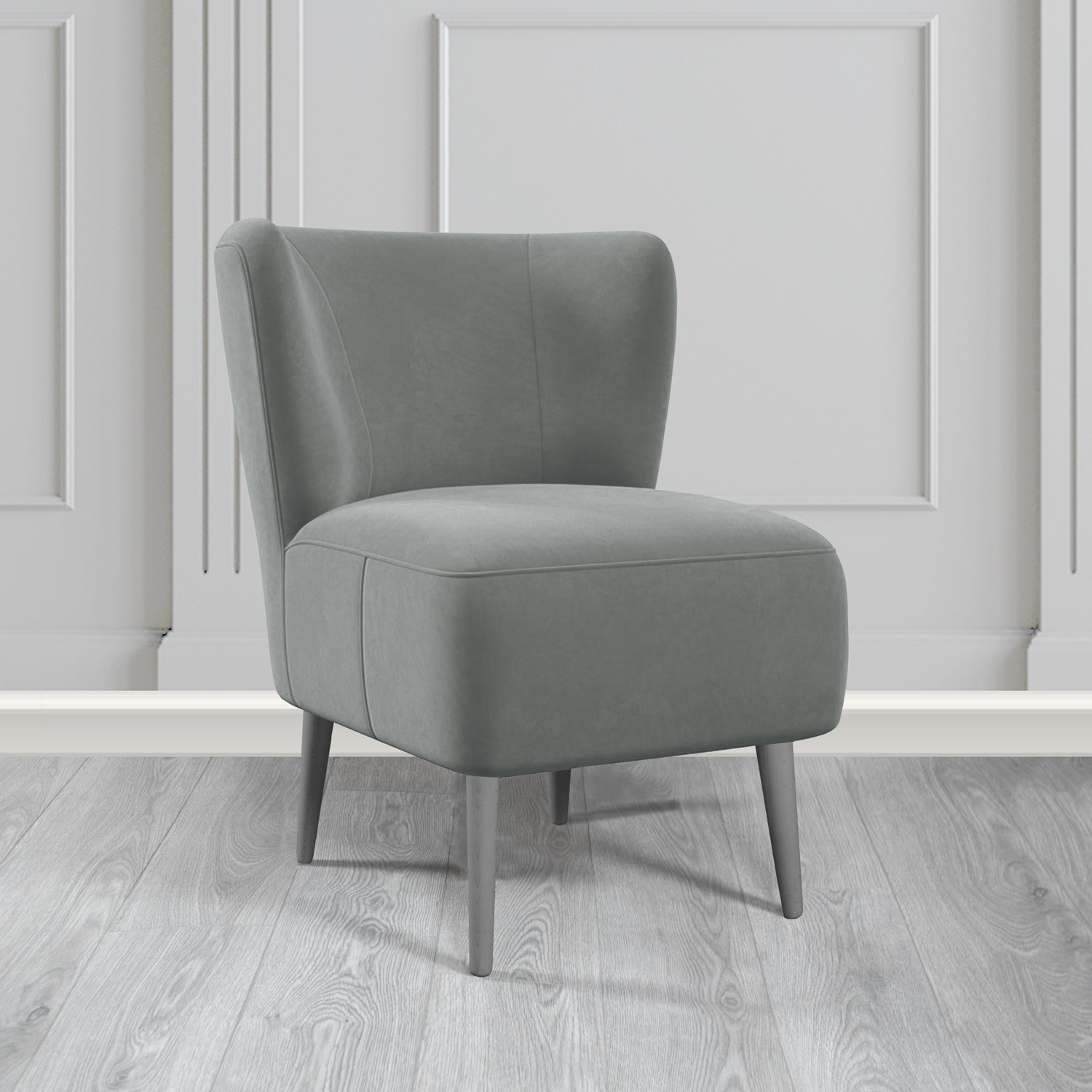 St Lucia Tub Accent Chair in Sapore Velvet Fabric