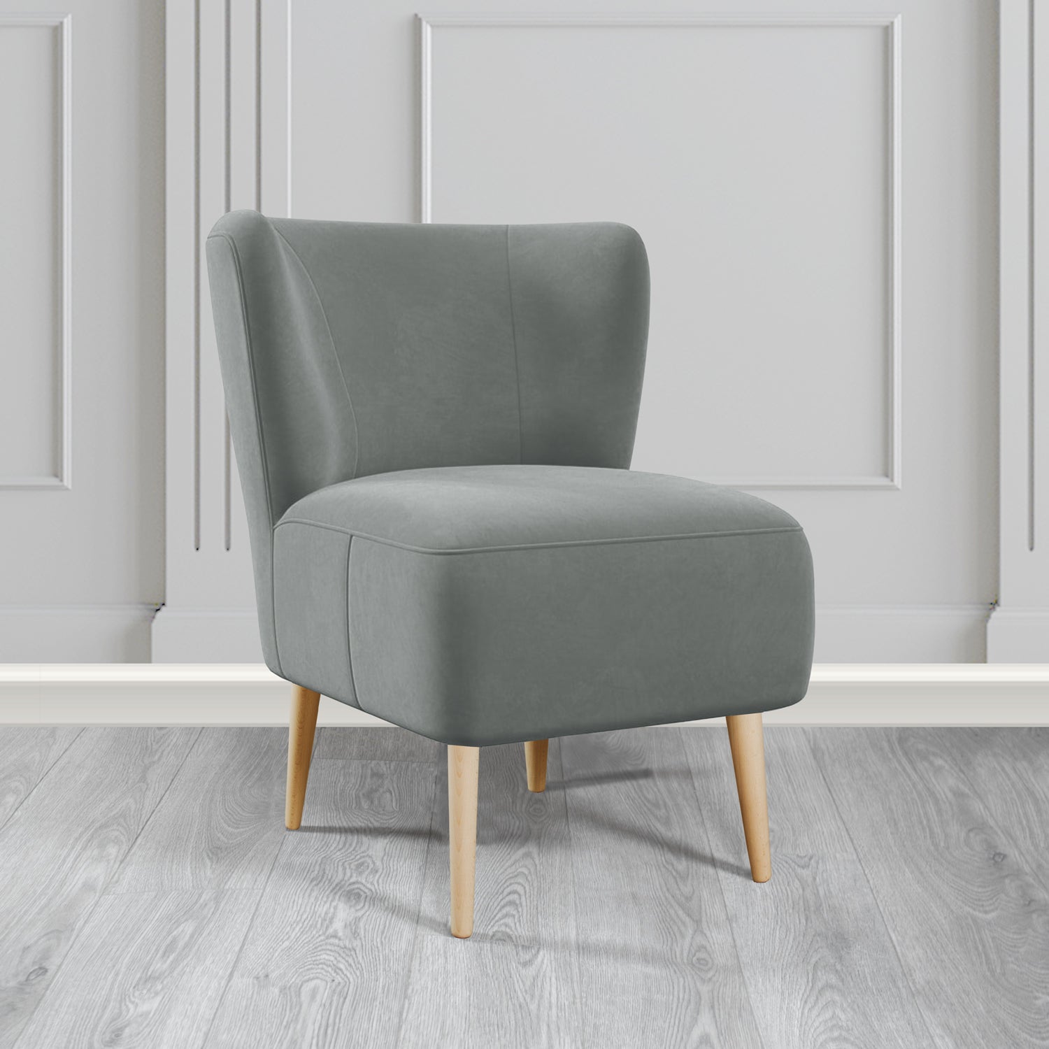 St Lucia Tub Accent Chair in Sapore Velvet Fabric