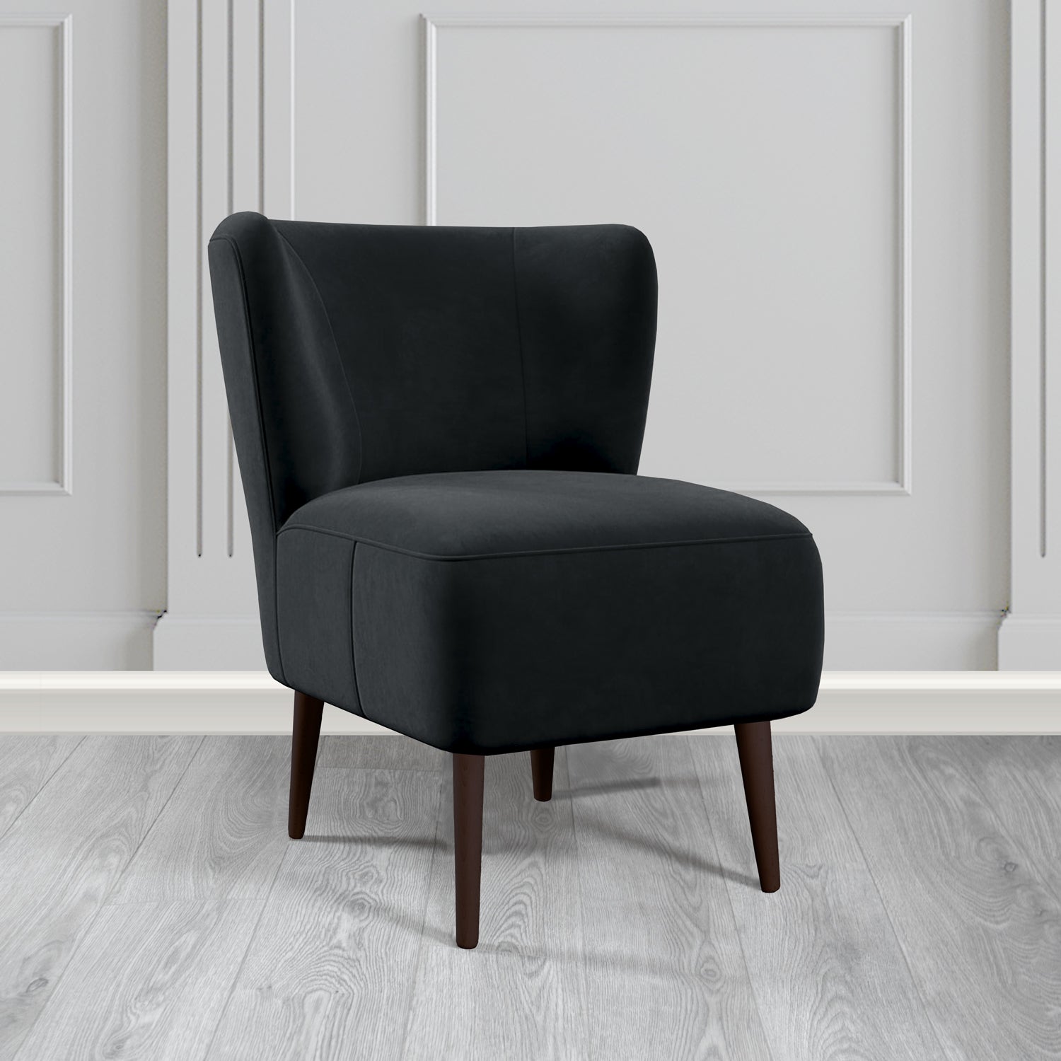 St Lucia Tub Accent Chair in Sapore Velvet Fabric