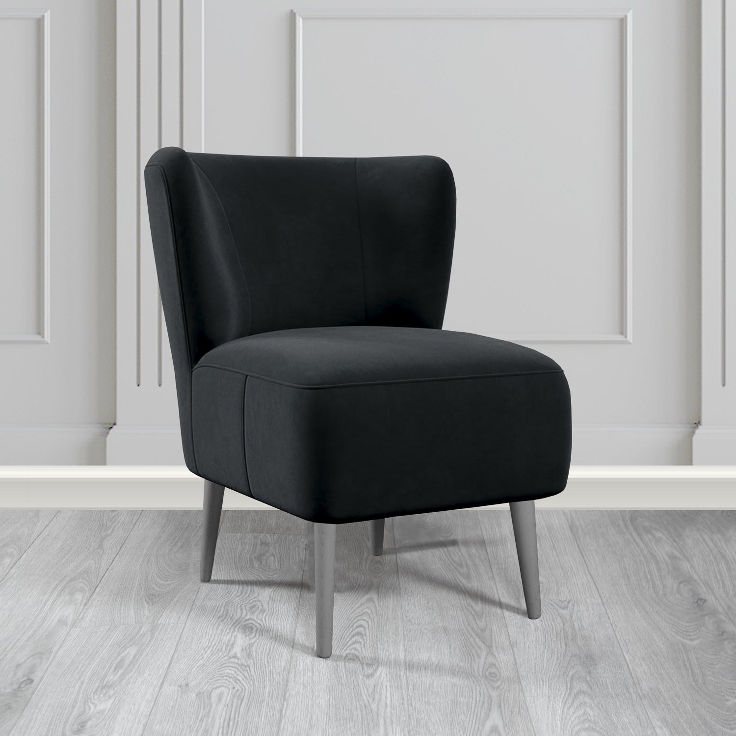 St Lucia Tub Accent Chair in Sapore Velvet Fabric