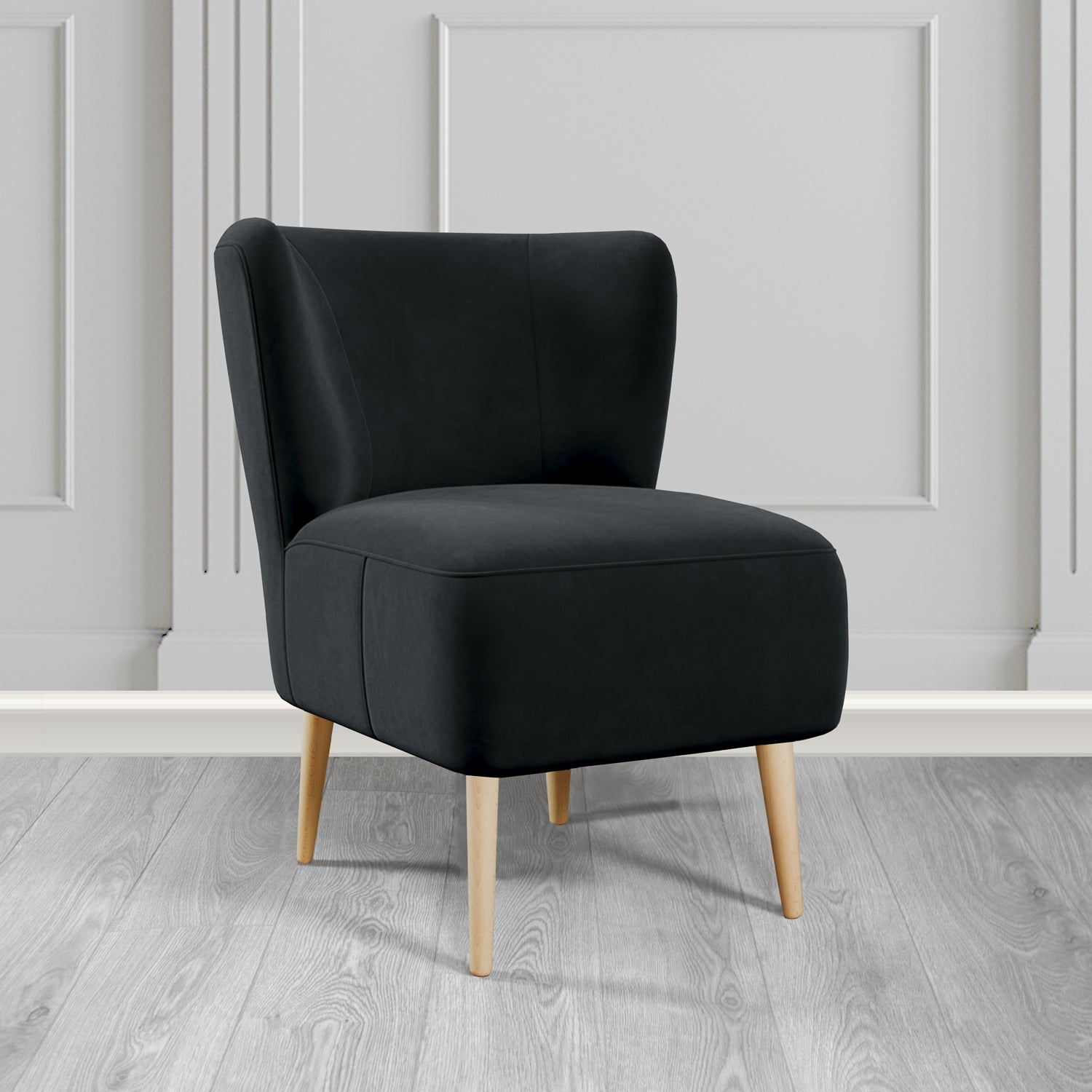 St Lucia Tub Accent Chair in Sapore Velvet Fabric