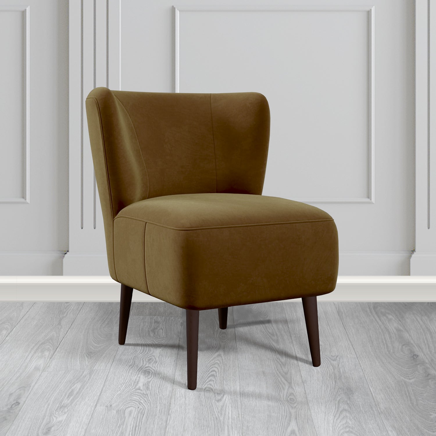 St Lucia Tub Accent Chair in Sapore Velvet Fabric