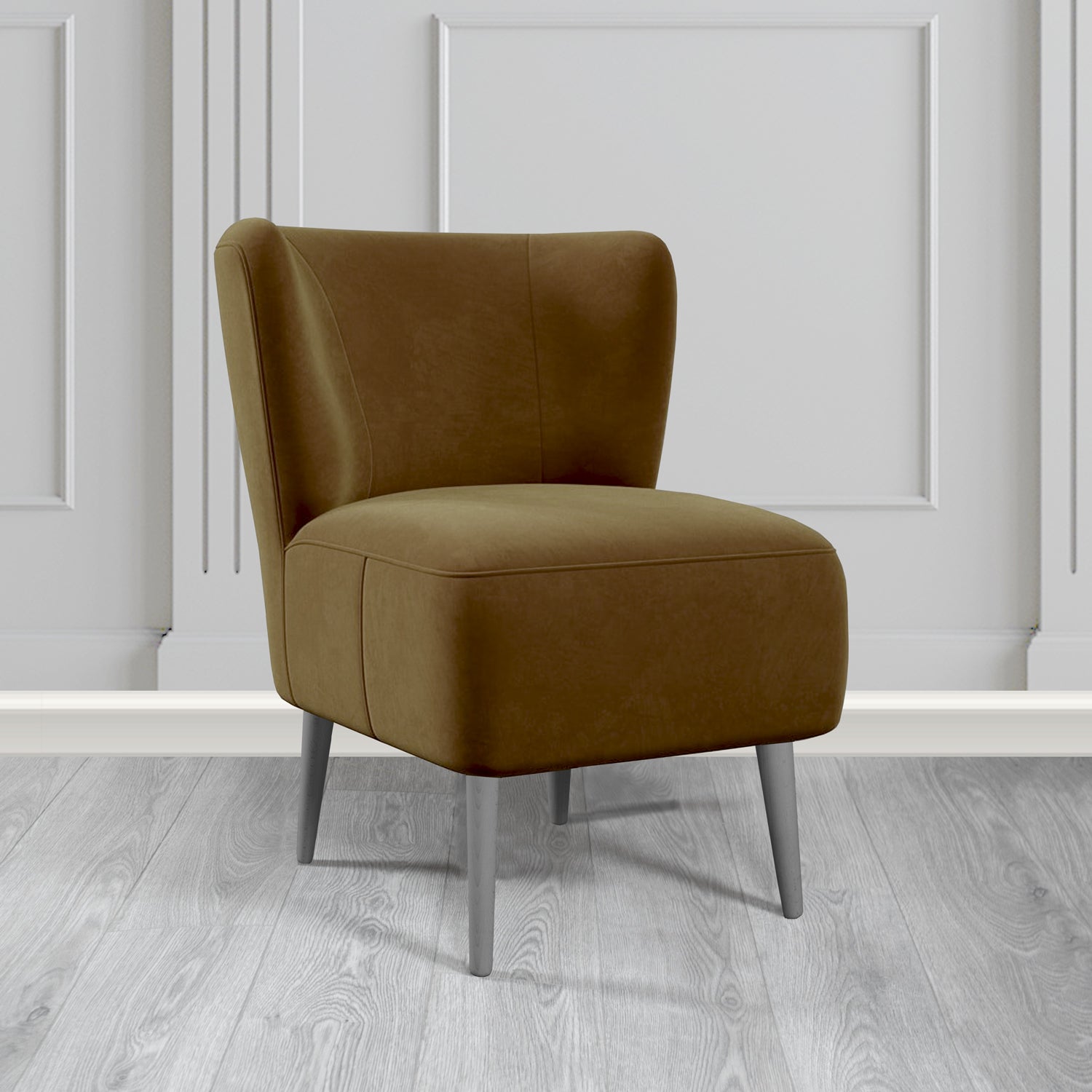 St Lucia Tub Accent Chair in Sapore Velvet Fabric