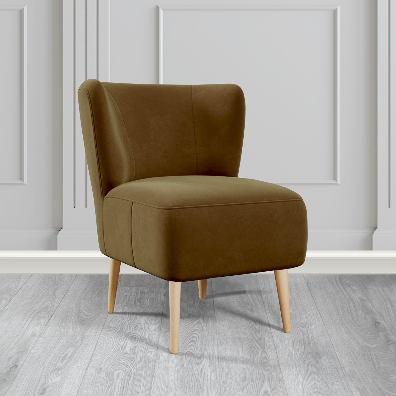 St Lucia Tub Accent Chair in Sapore Velvet Fabric