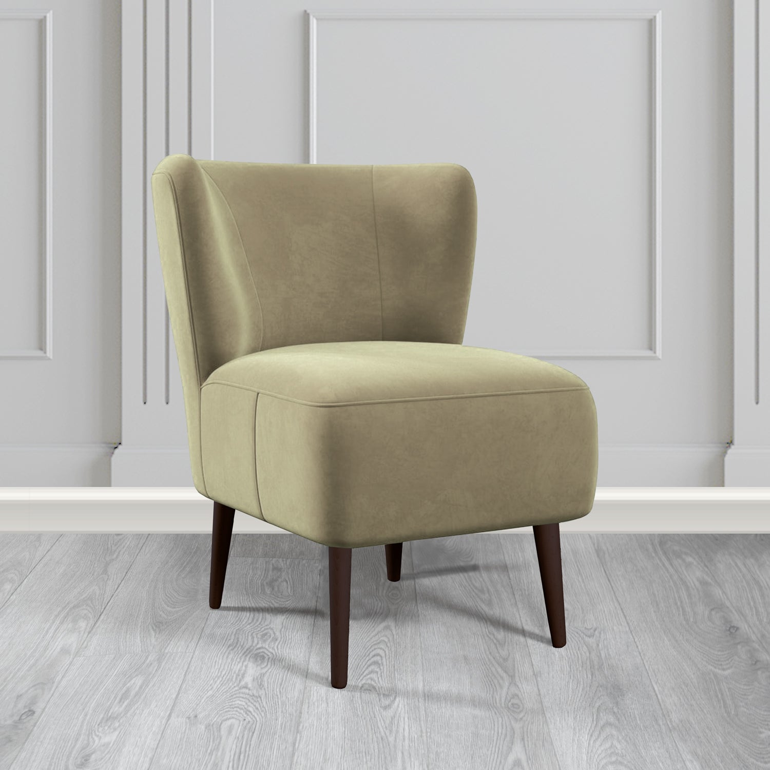 St Lucia Tub Accent Chair in Sapore Velvet Fabric