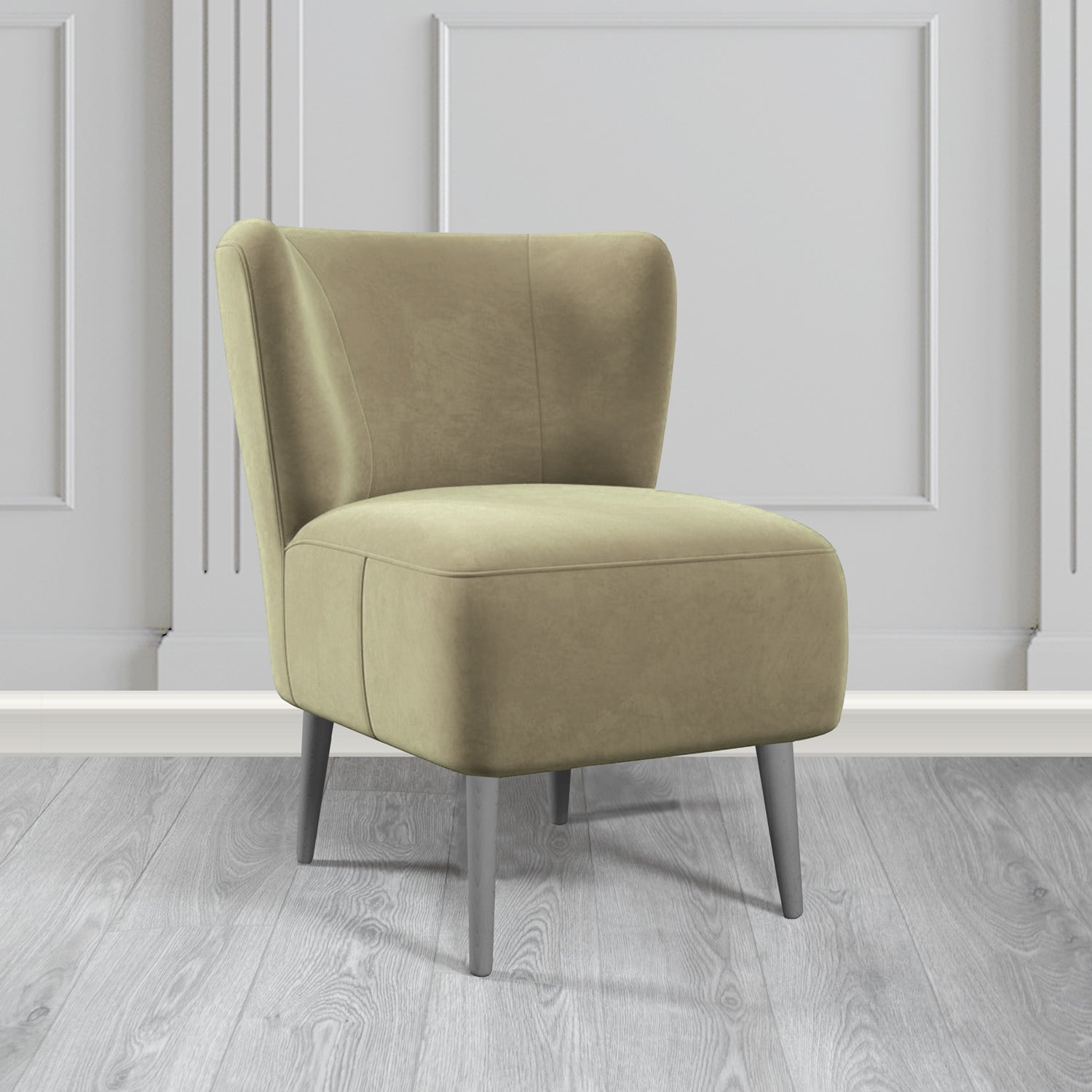 St Lucia Tub Accent Chair in Sapore Velvet Fabric