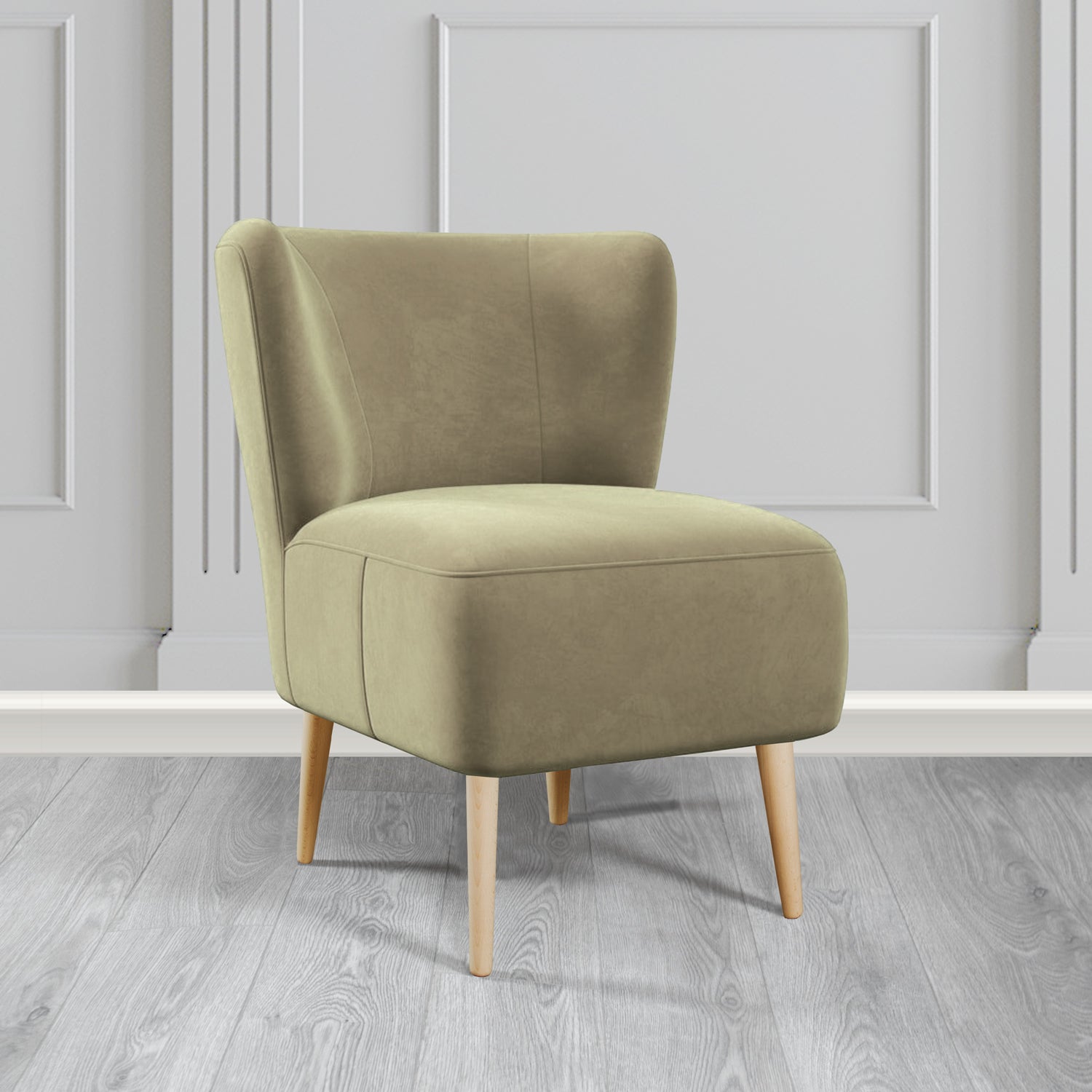St Lucia Tub Accent Chair in Sapore Velvet Fabric