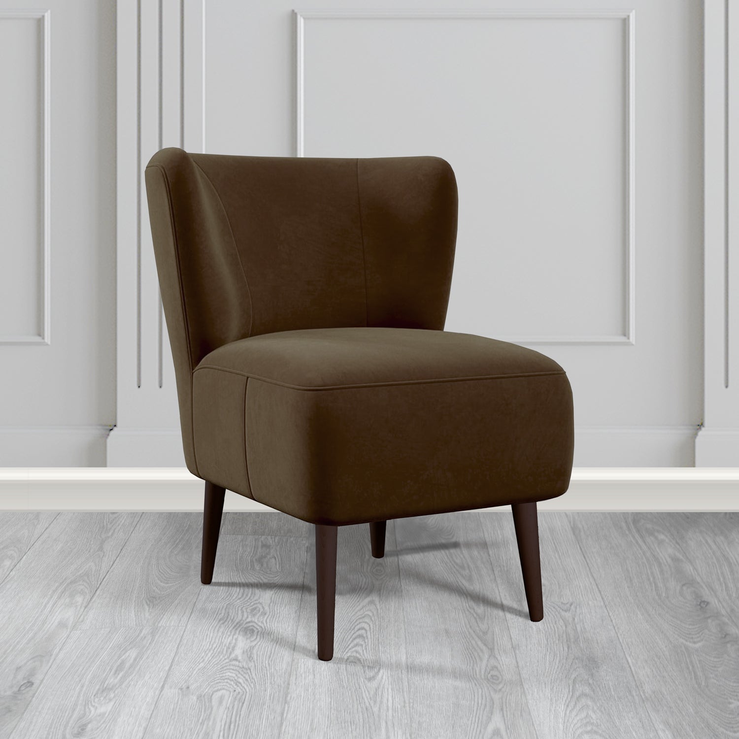 St Lucia Tub Accent Chair in Sapore Velvet Fabric